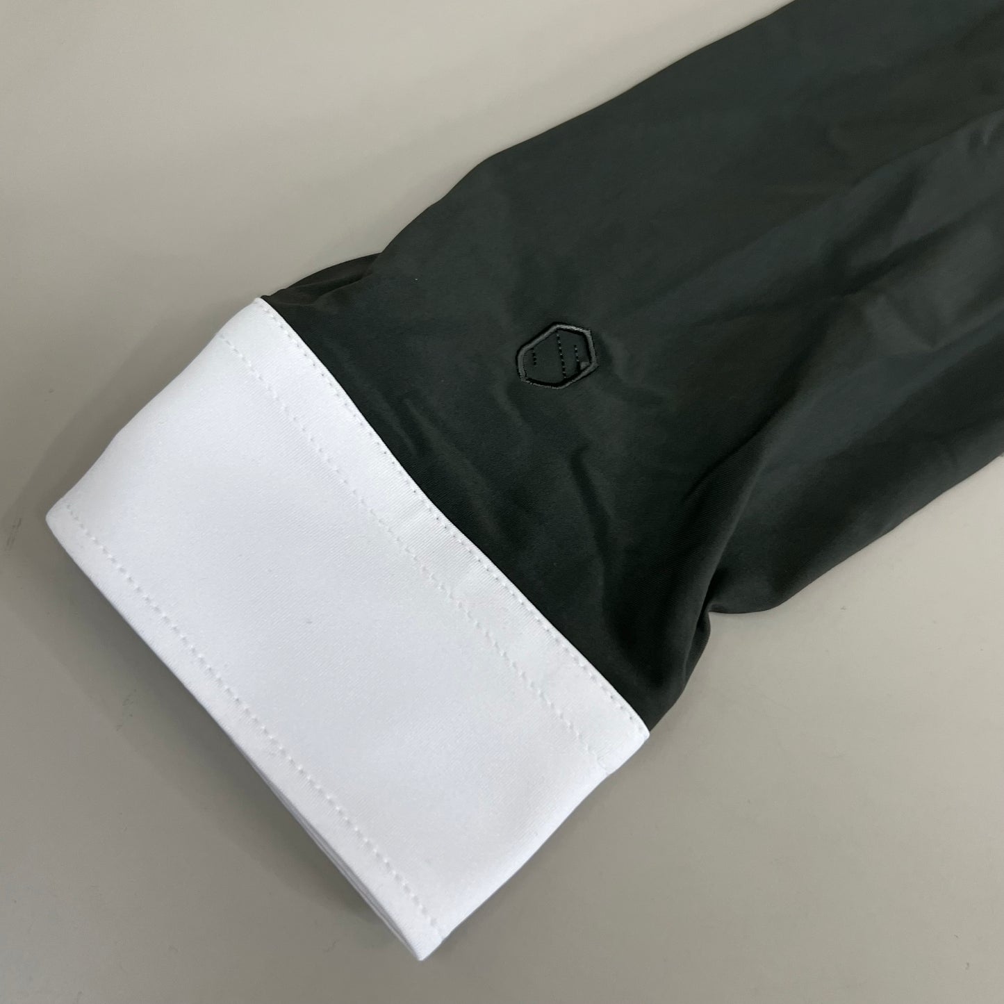 SAMSHIELD Smith Long Sleeves Equestrian Polo Women's Sz L Mineral