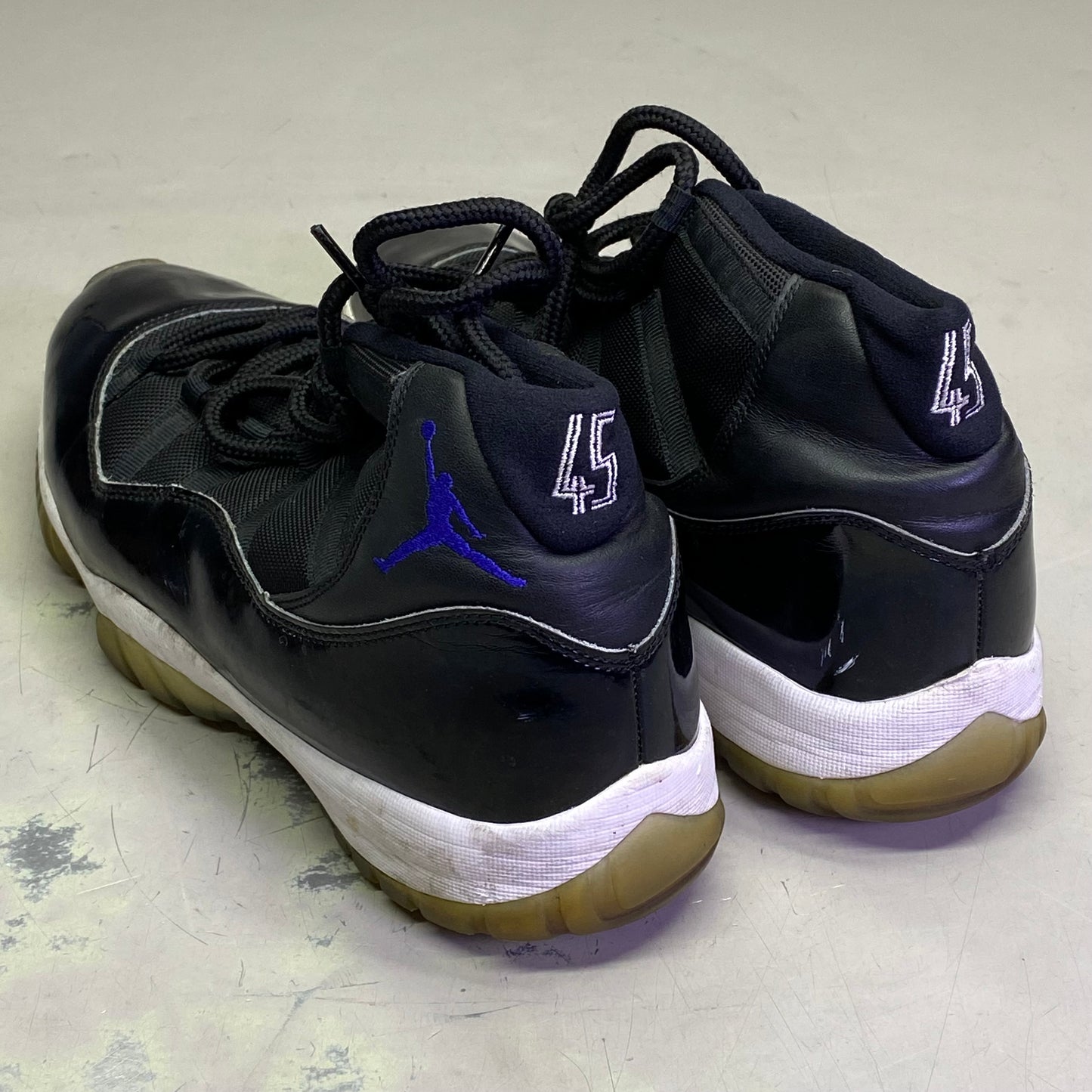 NIKE Air Jordan Space Jam 2016 Men's Sz 15 Black/White/Blue (Pre-Owned)