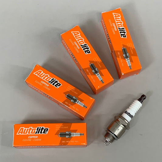 AUTOLITE (4 PACK) Copper Spark Plug Nickel 13/16" Hex 14MM Thread Dia 847