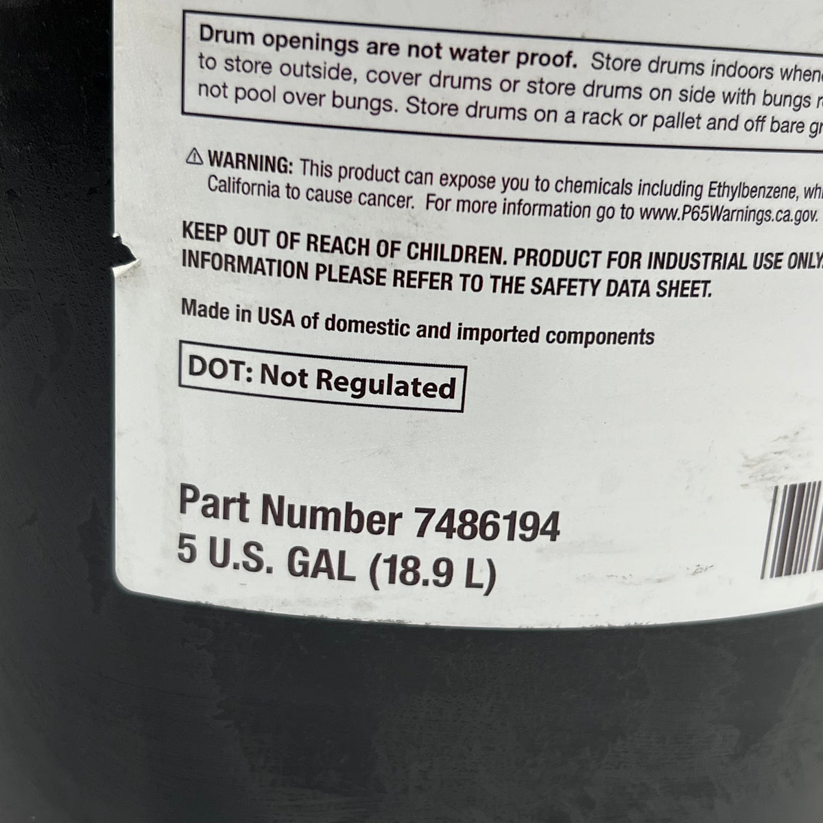 BOBCAT Max Performance Warm Climate Hydraulic Fluid 5 Gal. 7486194