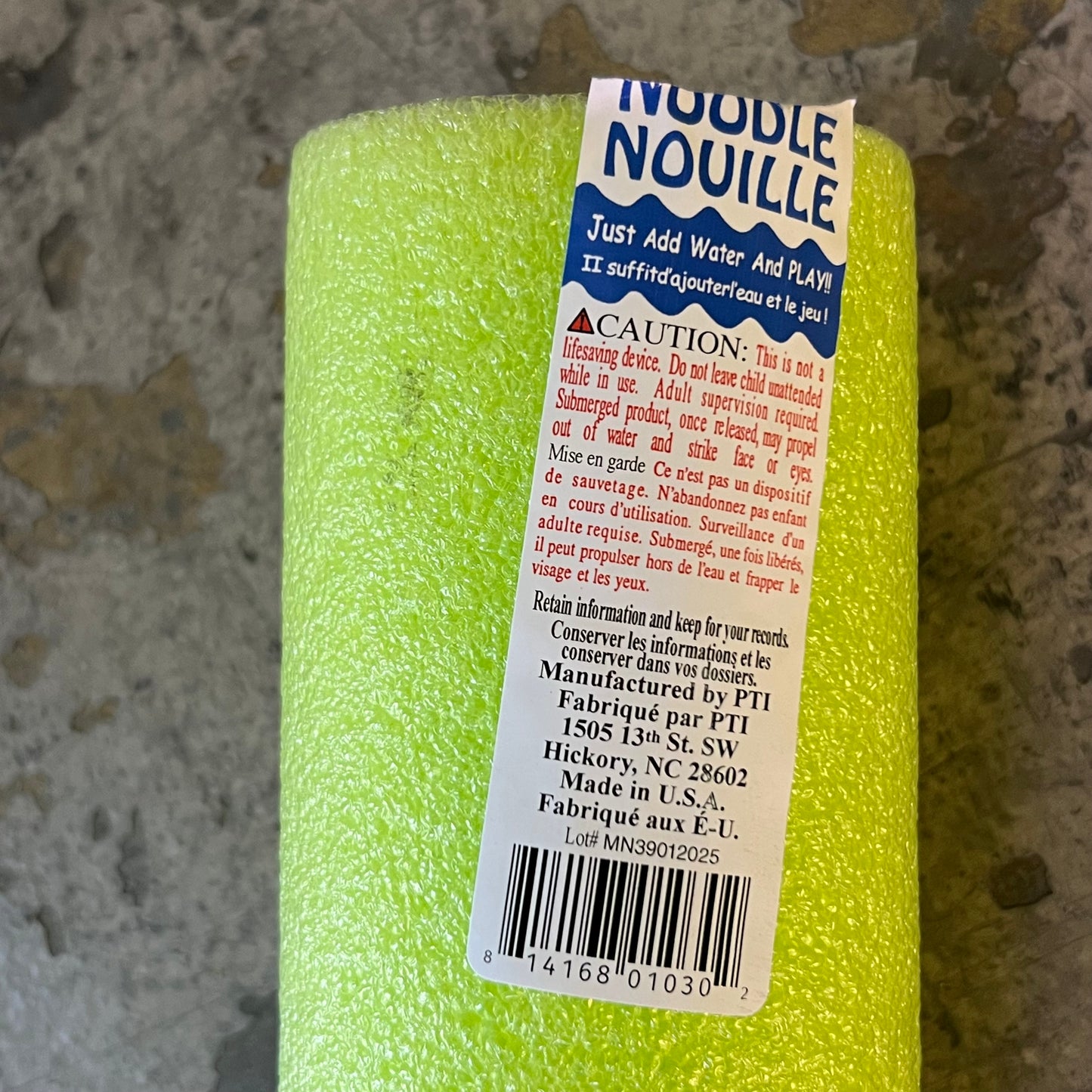 INNO-WAVE (2 PACK) Assorted Swimming Pool Noodle 54.5"L X 3.5"D Green MN39012025