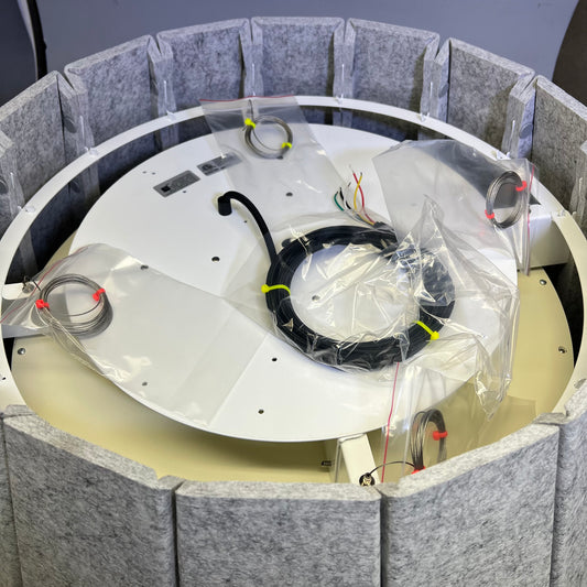 LUXX BOX Vapor Echo (LX-VE) Sound Management Pendant Lighting 36" - M Light Grey