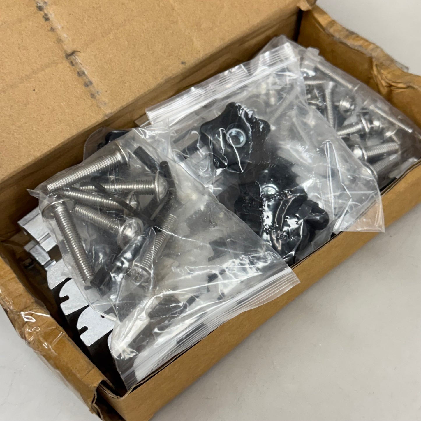 Box Of Metal Hardware Including Bolts,Allen Key, Ball Screw ETC LT300-M (New Other-Distressed Box)