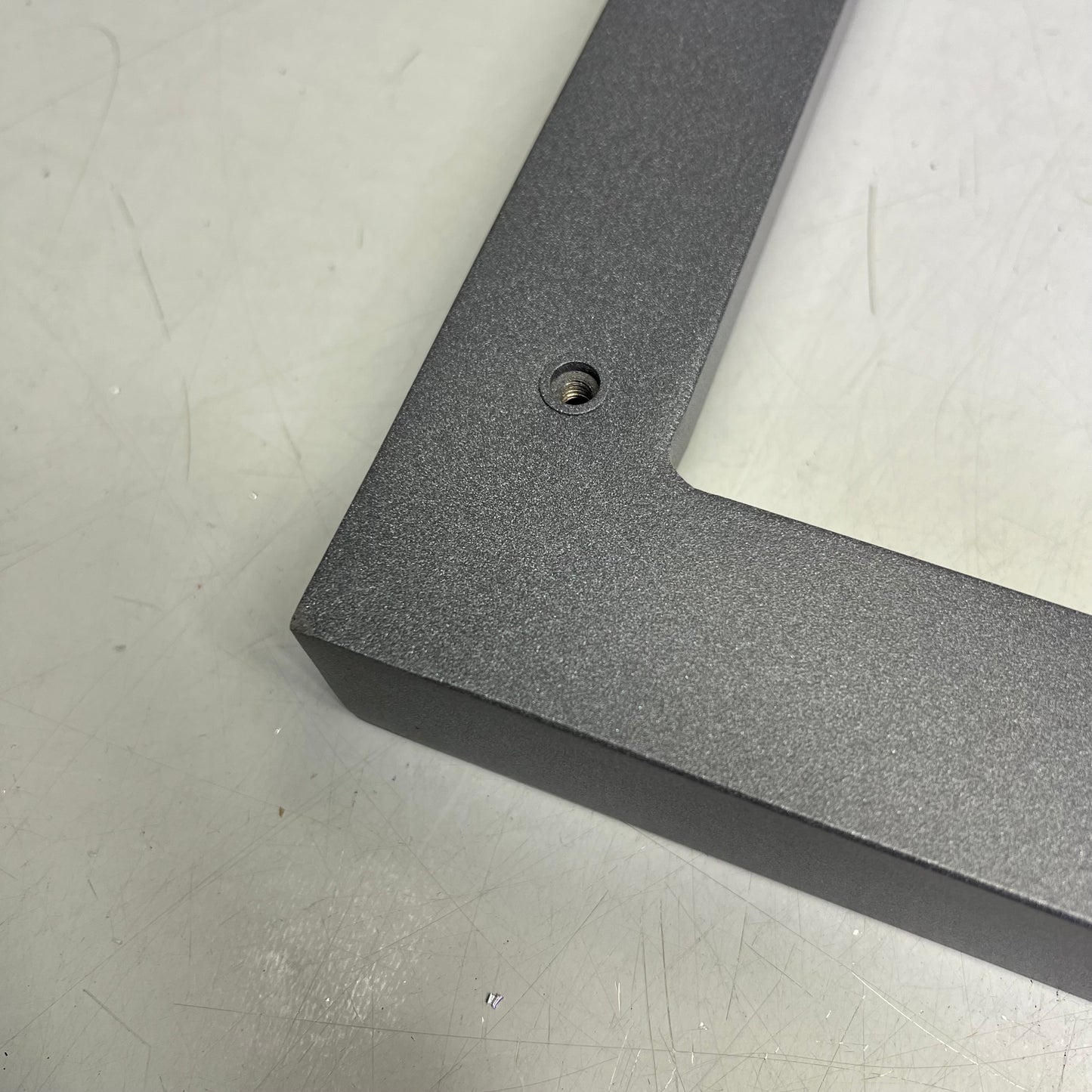 GROSFILLEX Sunset Square Low Outdoor Table 20"Heather Grey US040288 (AS-IS)