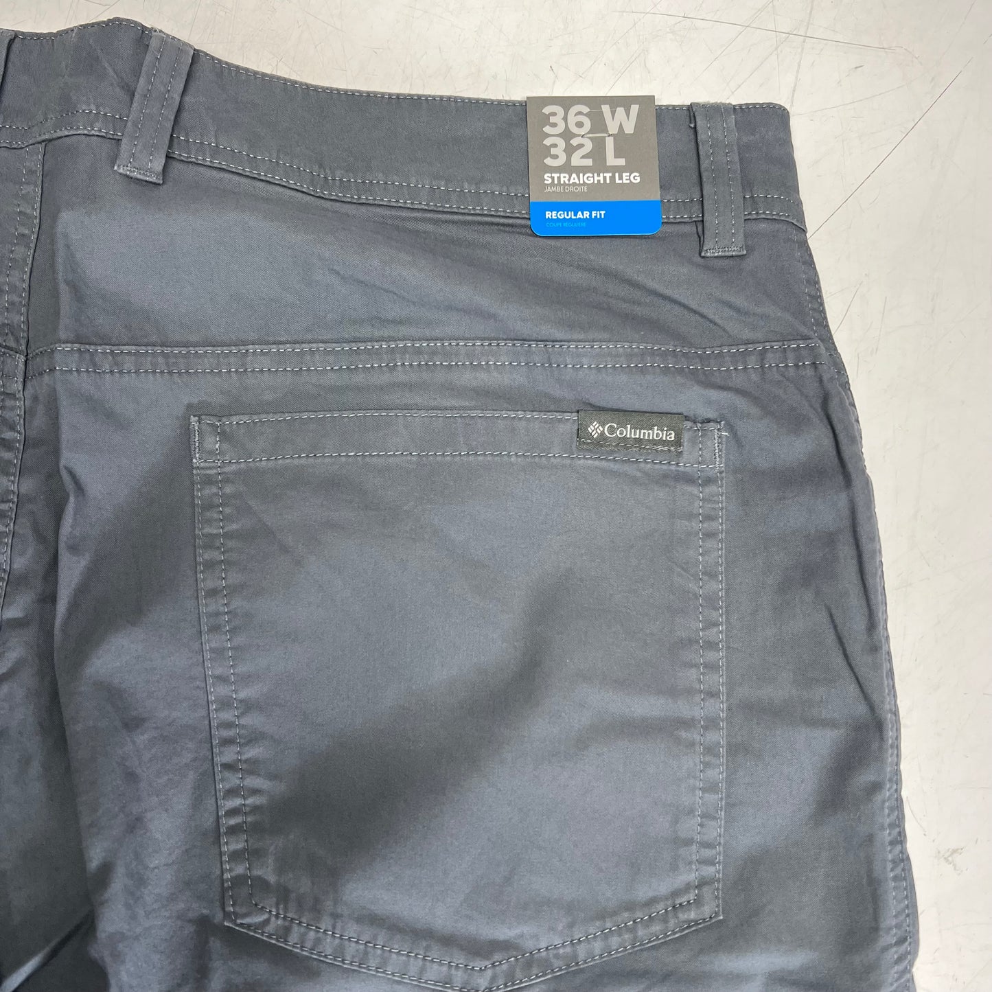COLUMBIA Rapid Rivers Pants Men's Sz 36 / 32" Inseam Graphite AM0449-053
