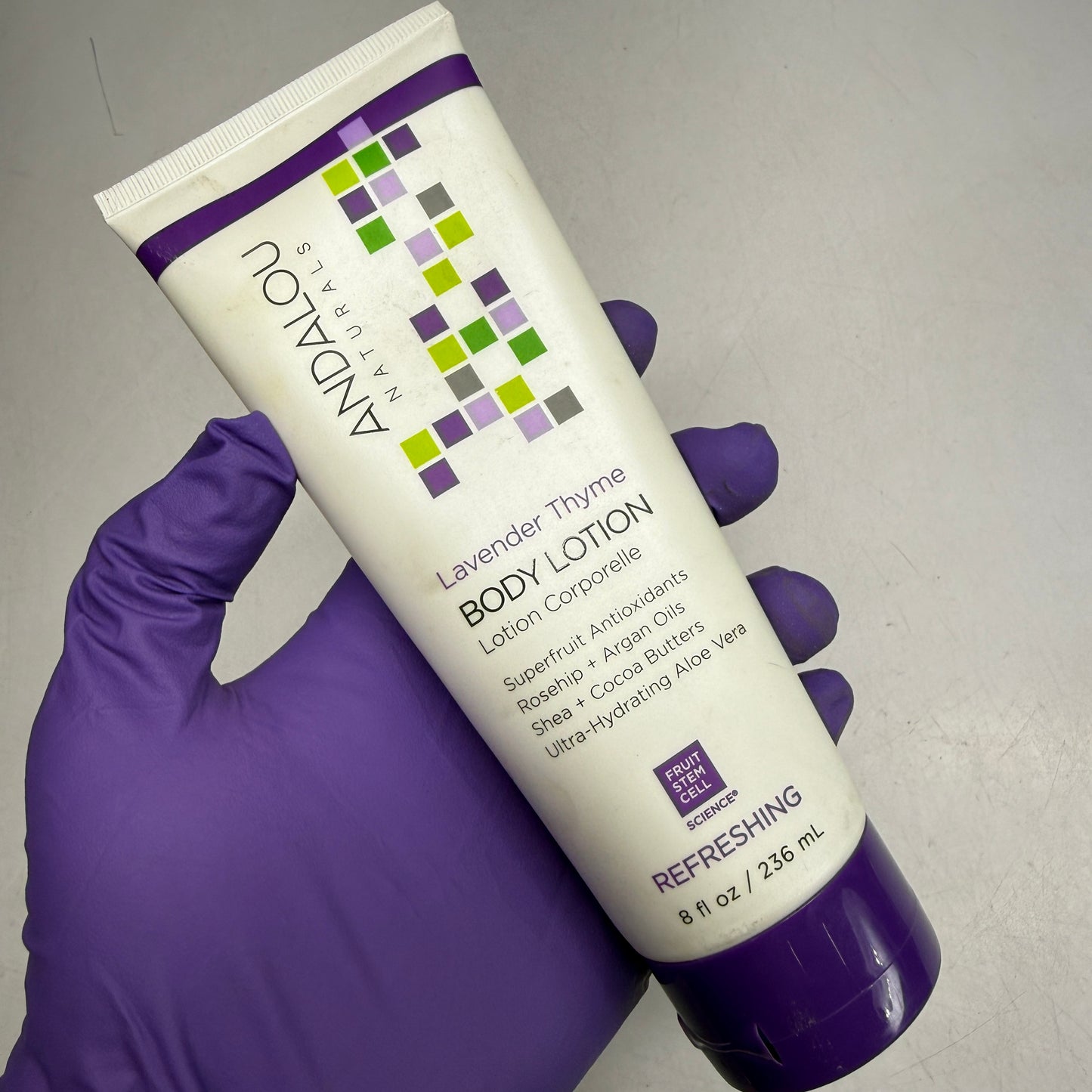 ANDALOU NATURALS (2 PACK) Lavender Thyme Body Lotion Refreshing 8 oz