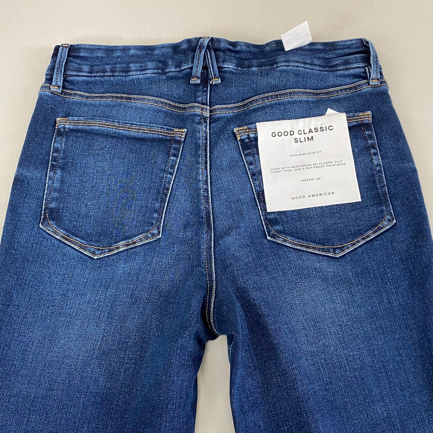 GOOD AMERICAN Good Classic Slim High Rise Jeans Women's Sz 10 Indigo511 GCLBSH960T