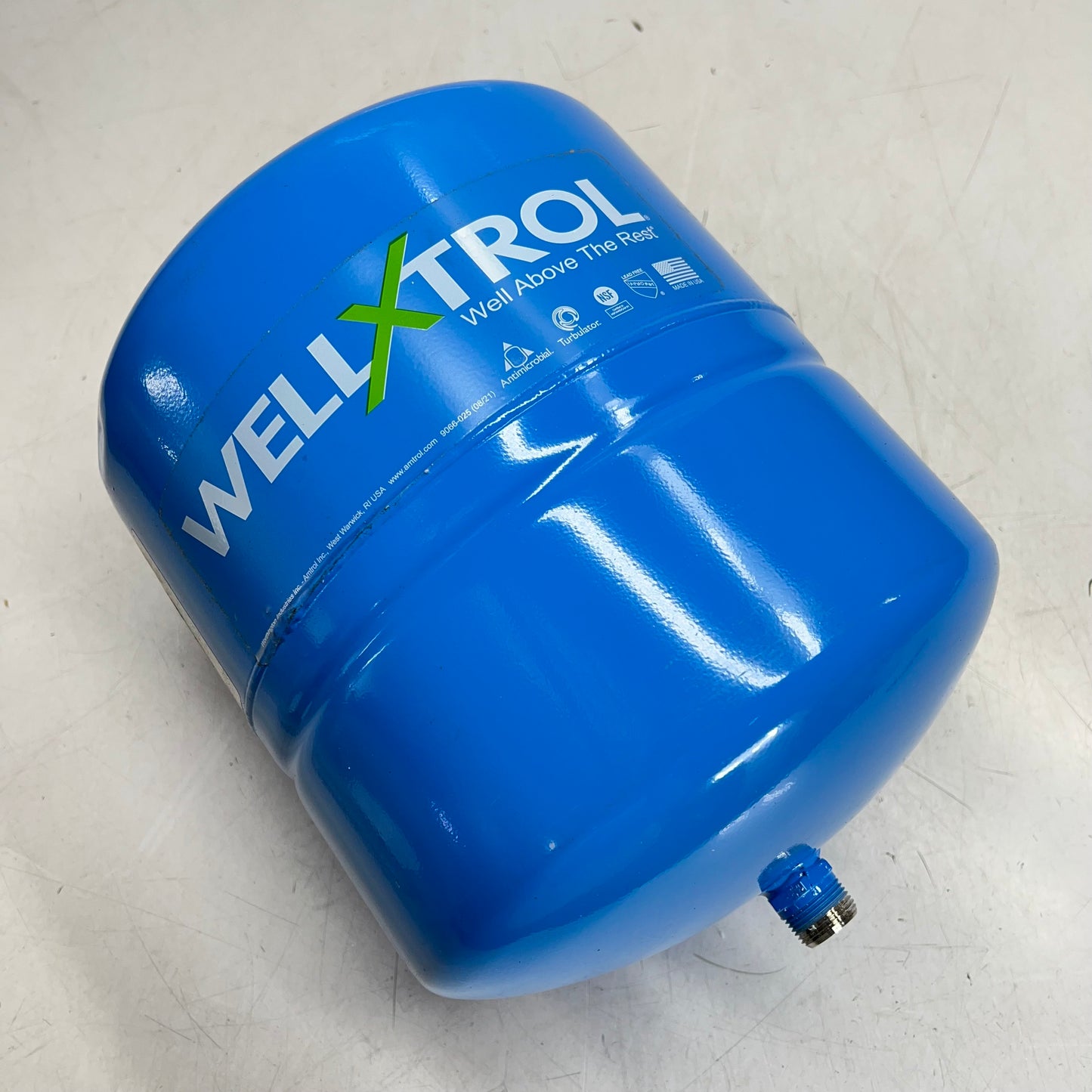 AMTROL Inline Water Pressure Tank Well-x-trol 4.4 Gal Blue WX-102