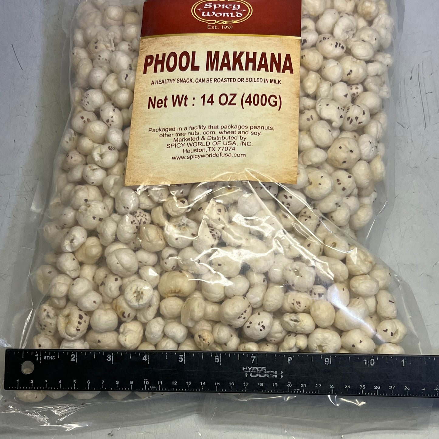 SPICY WORLD Phool Makhana 14 oz