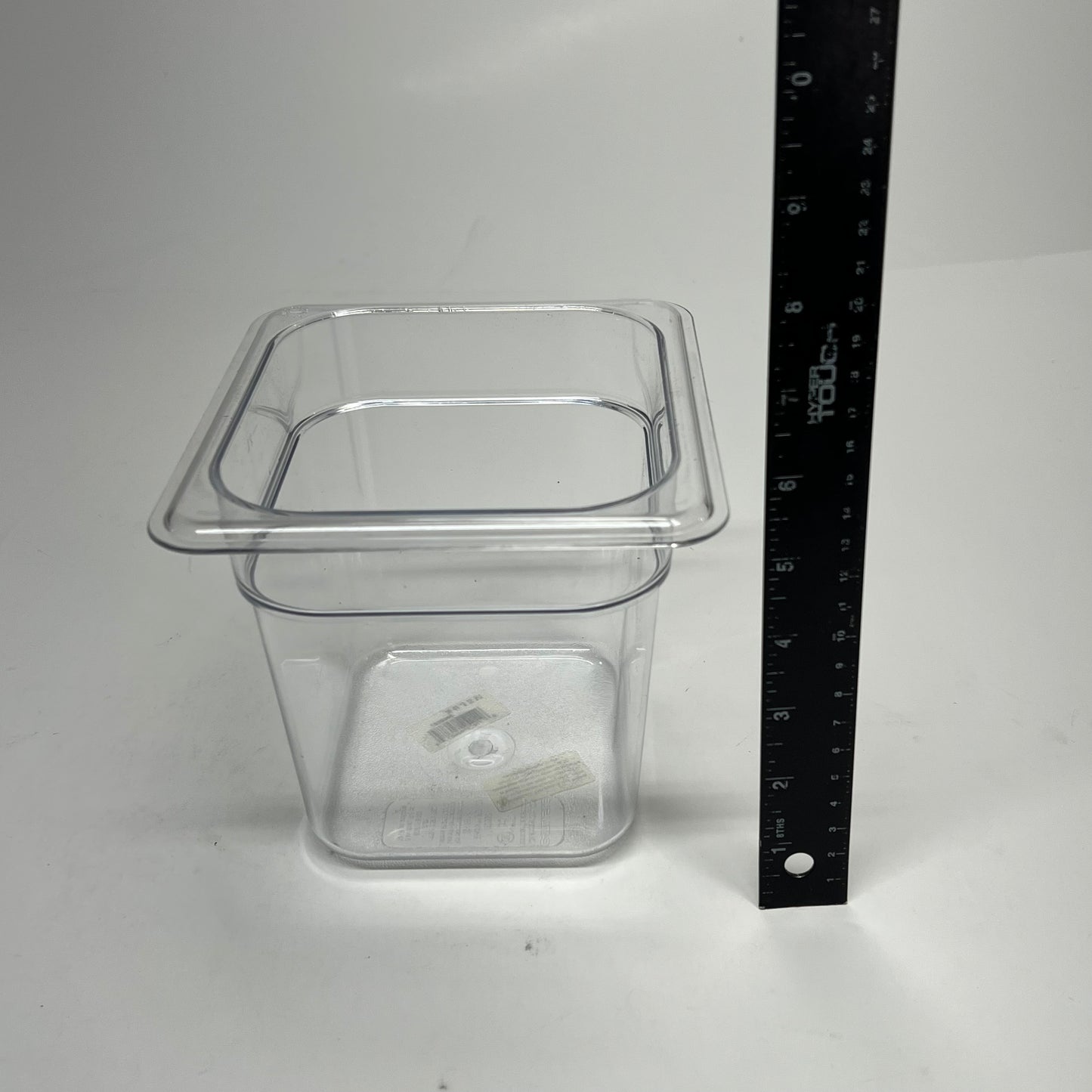CARLISLE (6 PACK) Storplus Polycarbonate Food Pan  1/6" 6" Deep Clear 3068507