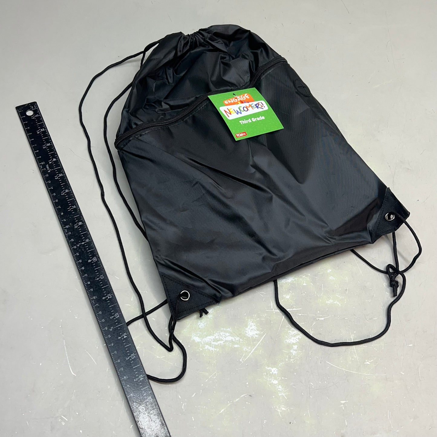 ZA@ TEACHER CREATED MATERIALS Engage Newcomers 3rd Grade Backpack Kit Black 156614