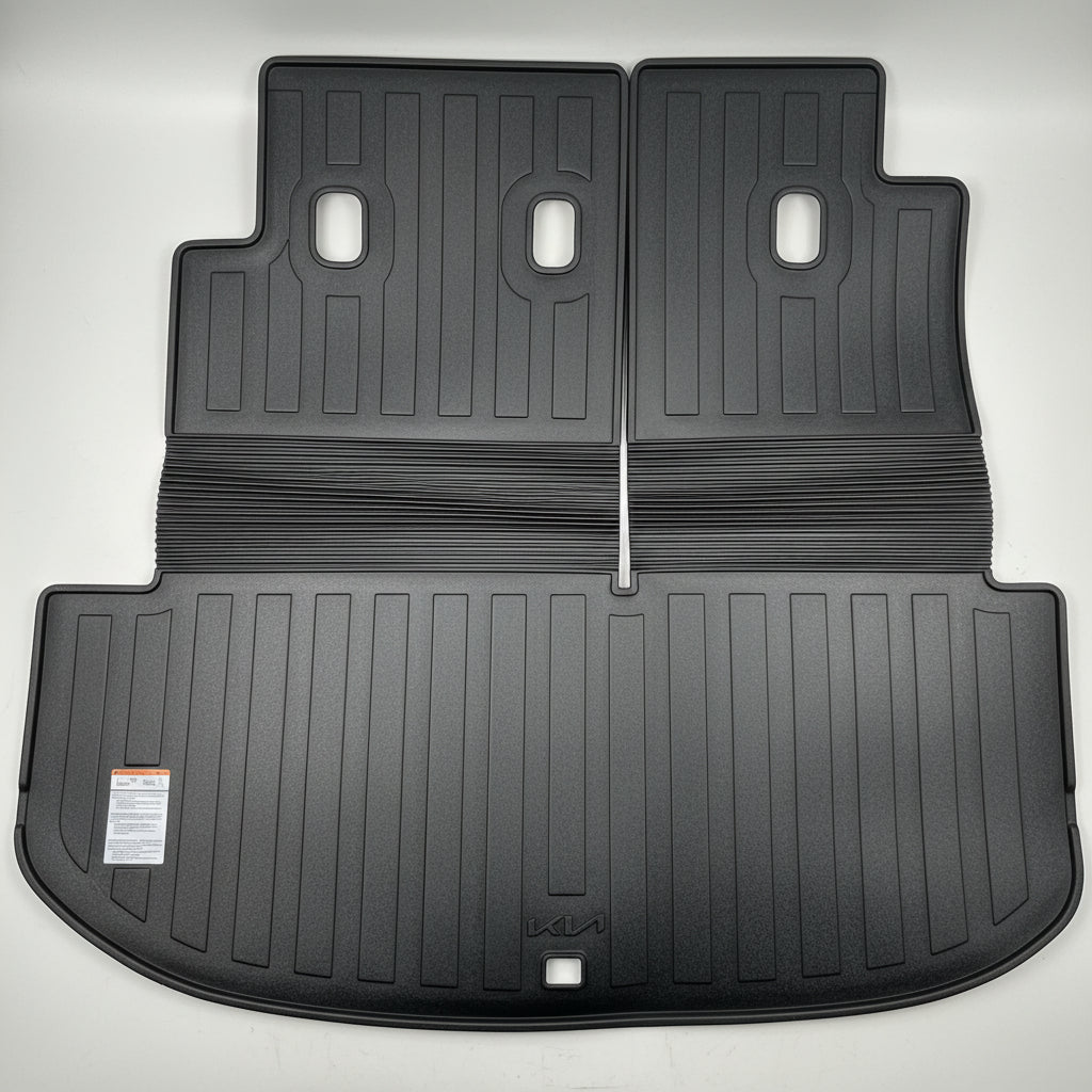KIA Genuine Oem Telluride Cargo Tray W/ Seatback Protection Black AU000 P8F12