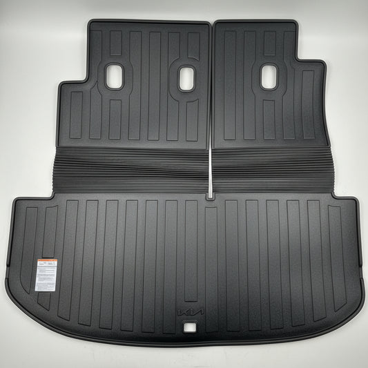 KIA Genuine Oem Telluride Cargo Tray W/ Seatback Protection Black AU000 P8F12