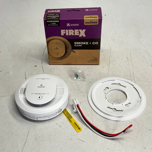 KIDDIE Cuacfex Fire X Smoke & Carbon Monoxide Alarm Hand Wired White 21033083