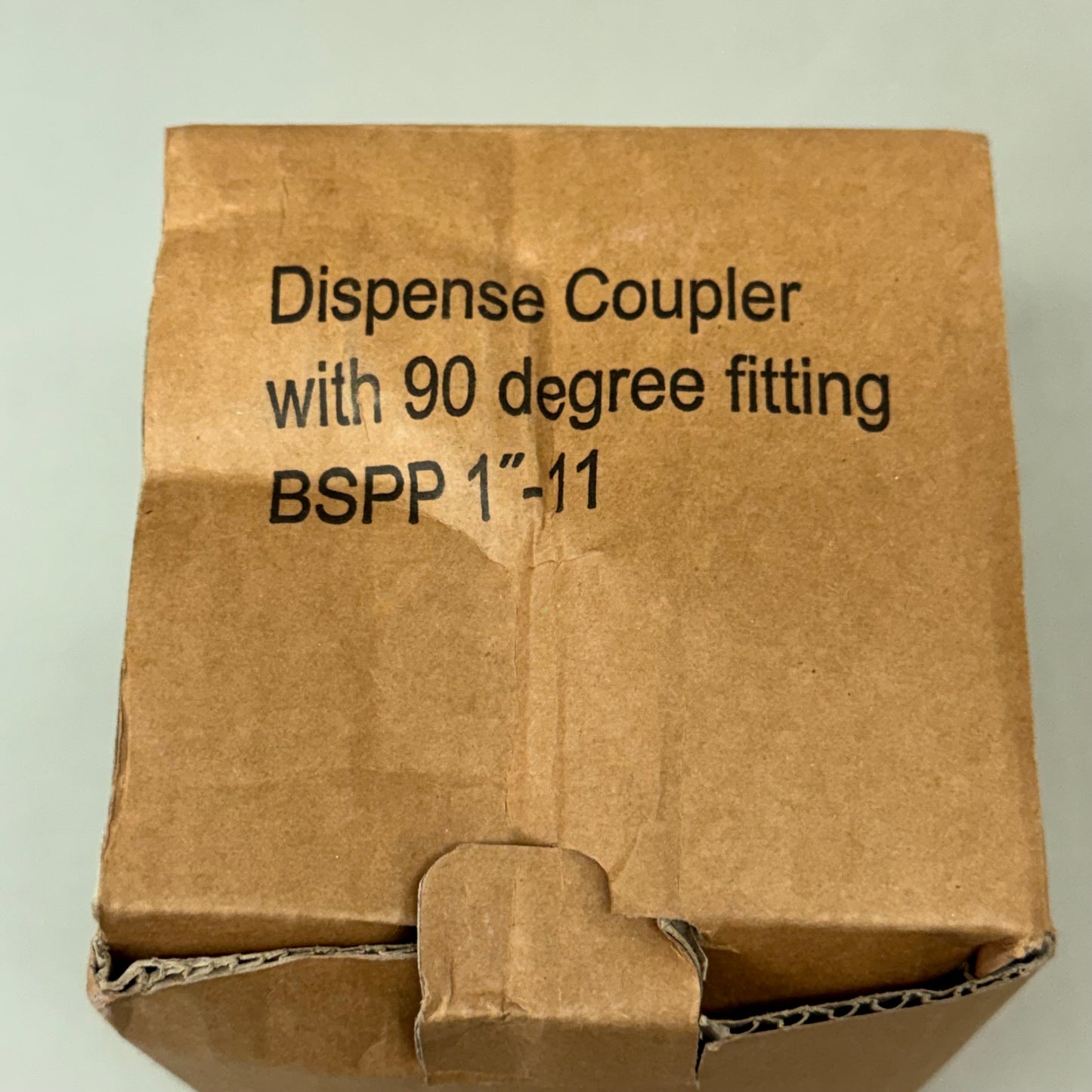 BLUE1ENERGY High Flow Dispense Coupler w/ 90 degree fitting bspp 1"-11"