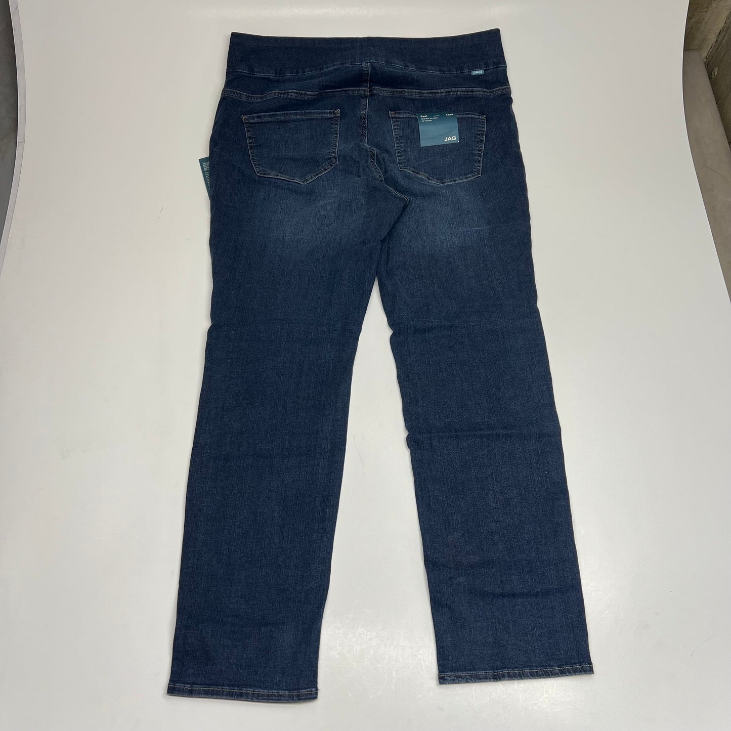 JAG Peri Mid Rise Straight Leg Jean Women's Sz 18/33  Dark Wash JE2115AU315