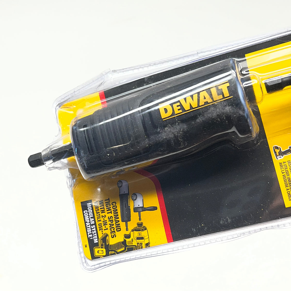 DEWALT Elite Series Impact Drill Attachment  1/4" Hex Shank  Black DWAFEMRA