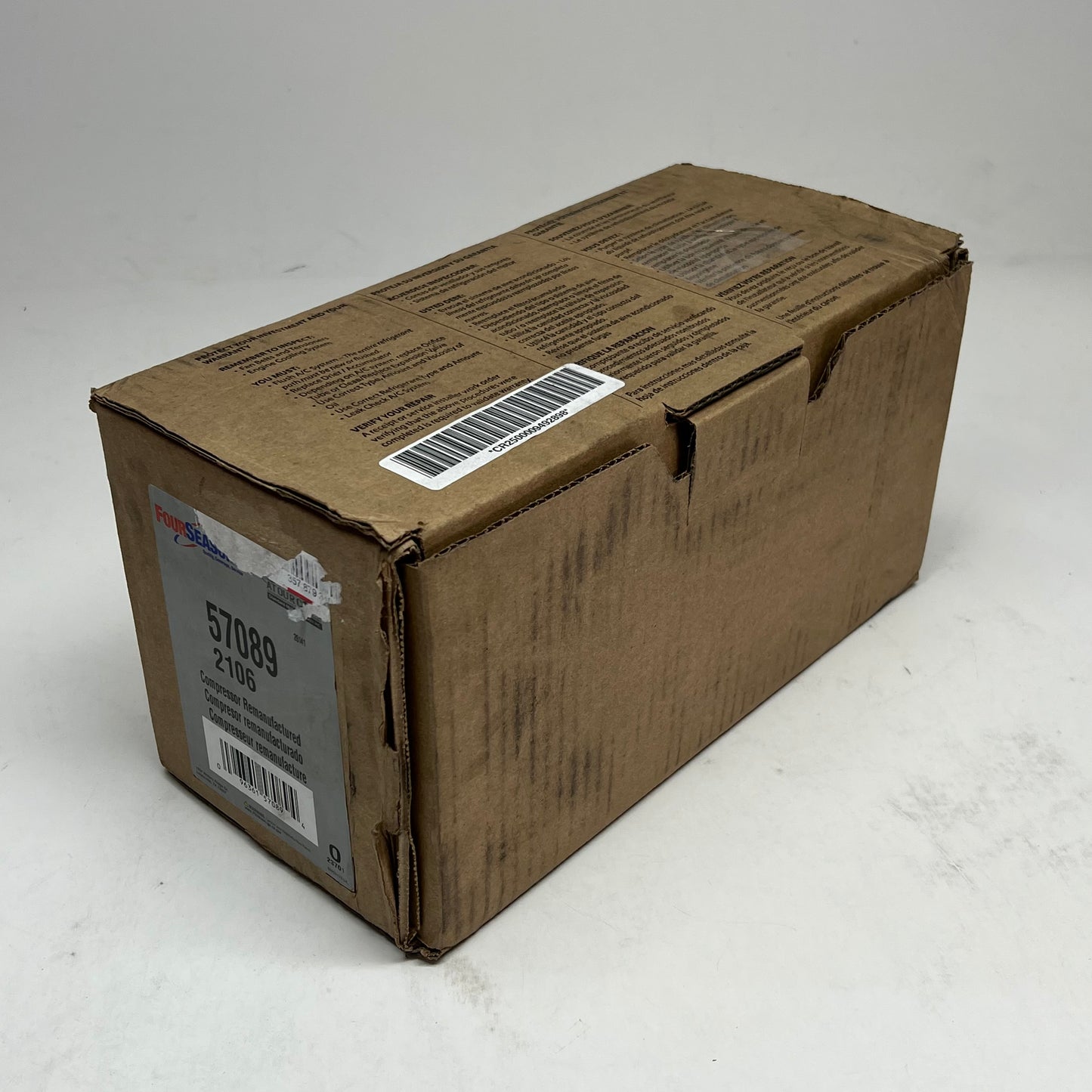 FOUR SEASONS Remanufactured A/c Compressor W/ Clutch Direct Mount 12 VDC 57089
