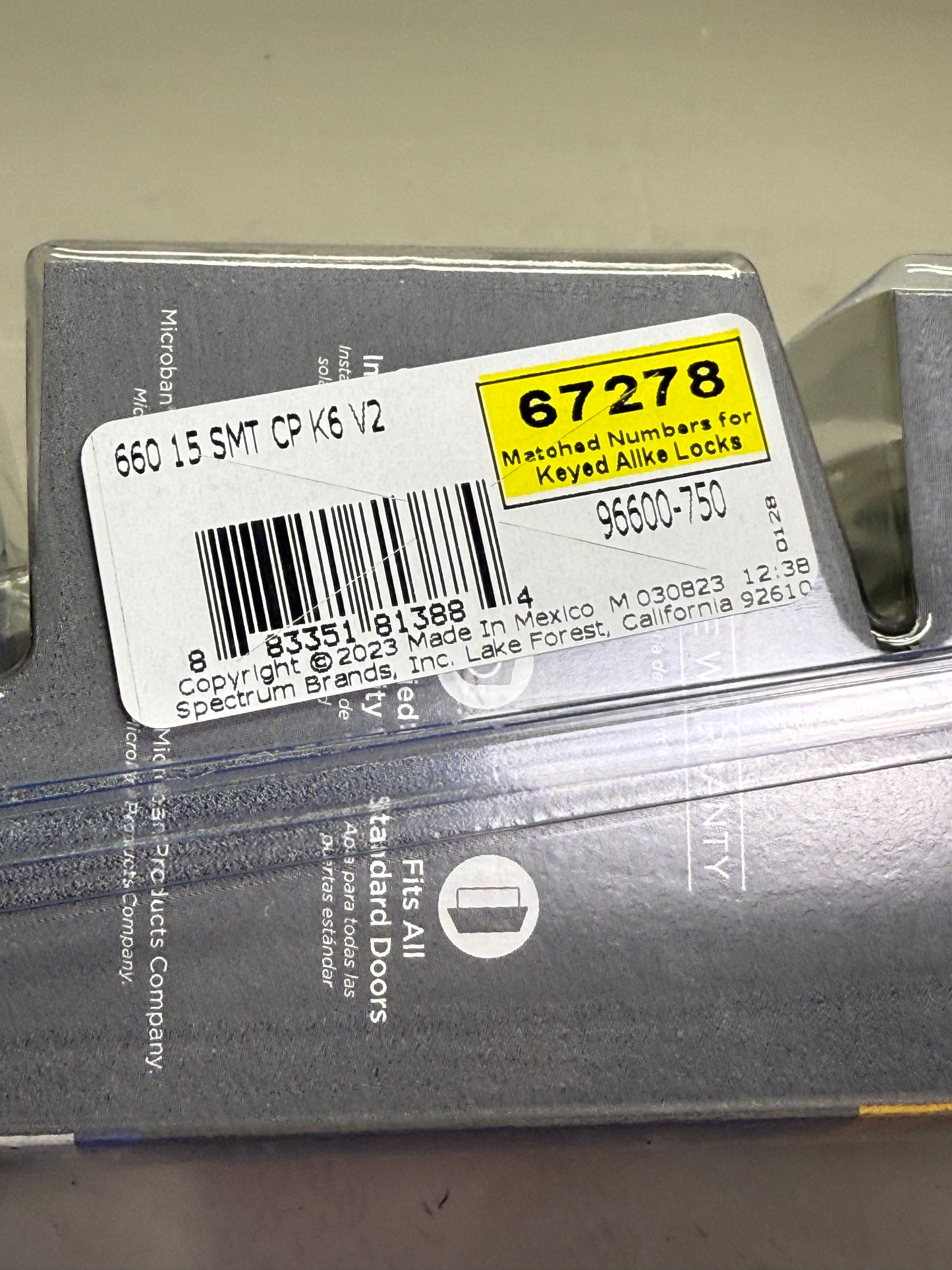 KWIKSET Single Cylinder Deadbolt w/ Smartkey Antique Brass Finish 96600-750