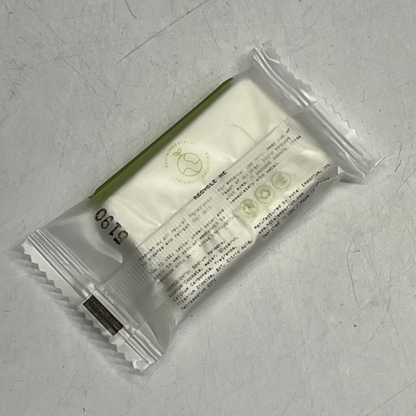 TERRA GREEN (30 PACK) Cleansing Bar Enriched W/ White Tea  0.72oz White