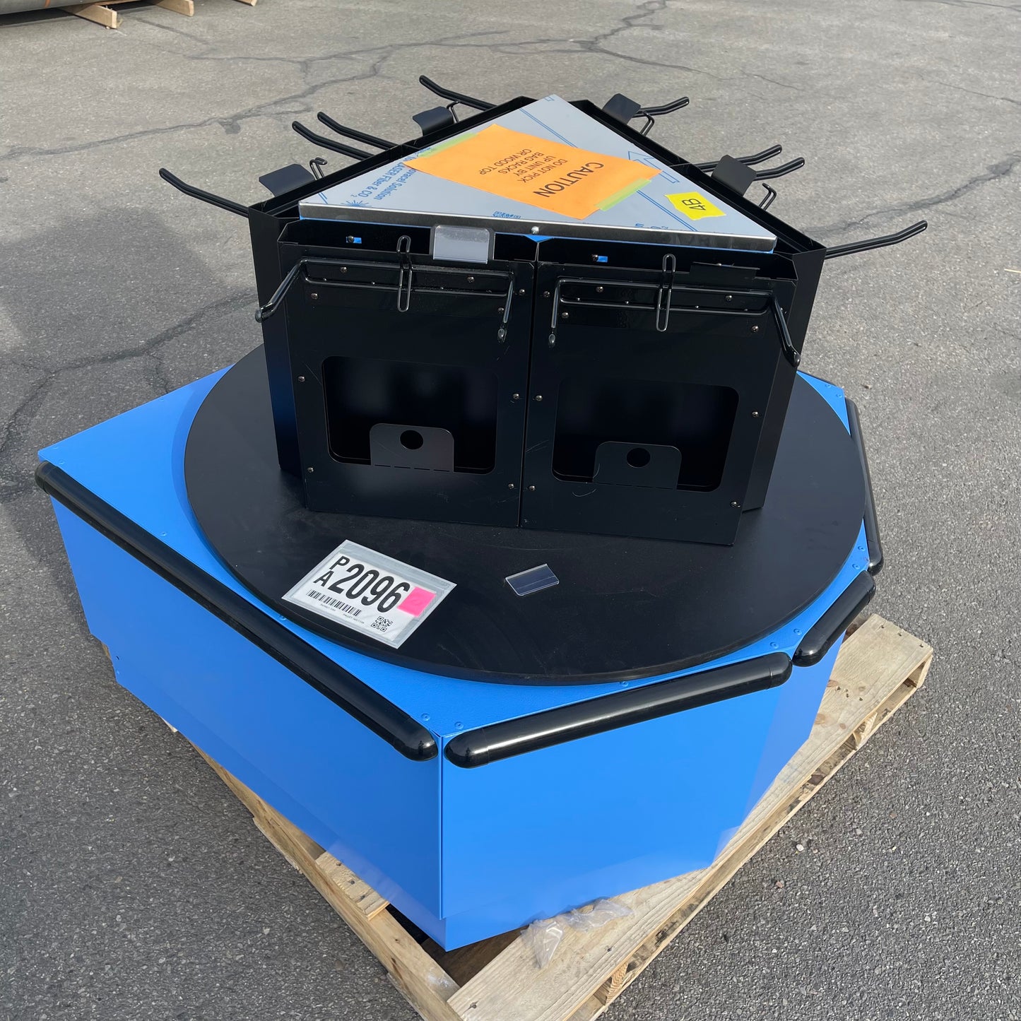 ZA@ Pallet of ROYSTON Checkout Bag Carousel Blue & Black 72038332-01037 (AS-IS) D