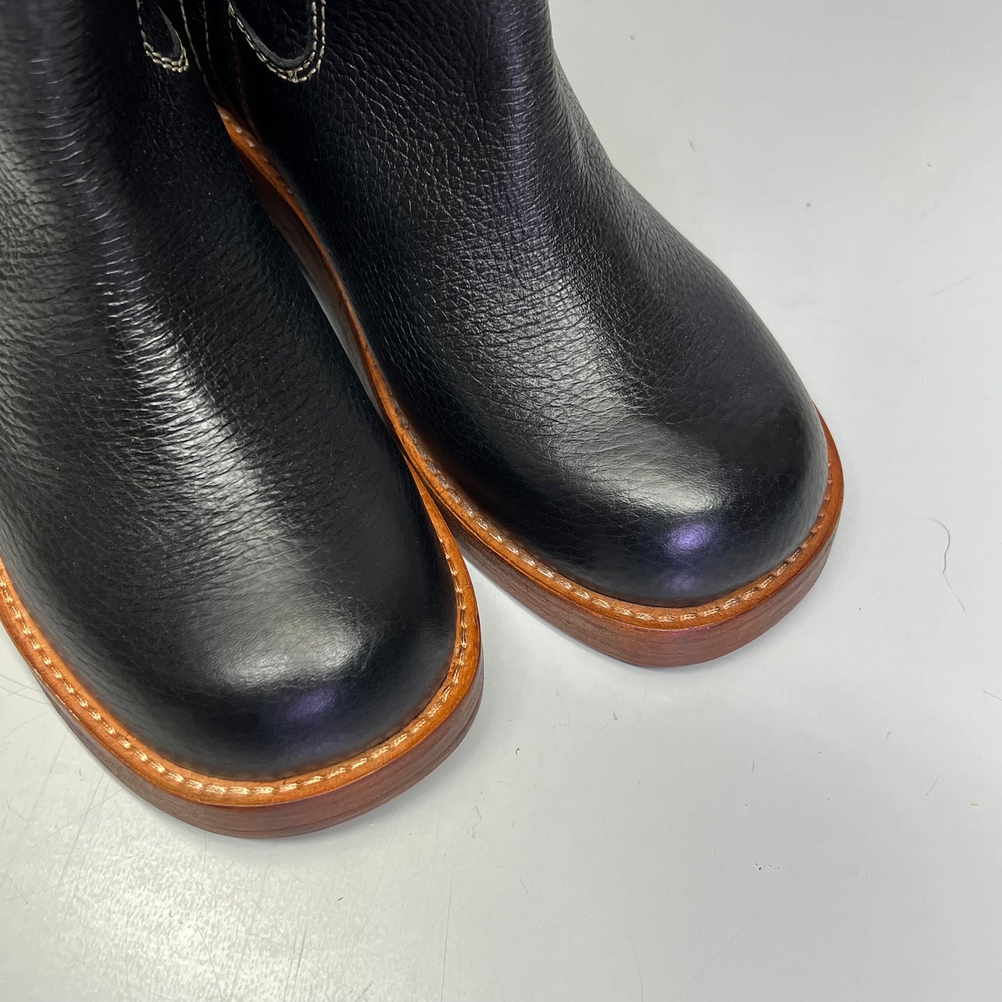 FREE PEOPLE Blaze Pull On Boot Women's Sz 10 Victorian Black Leather 88905880