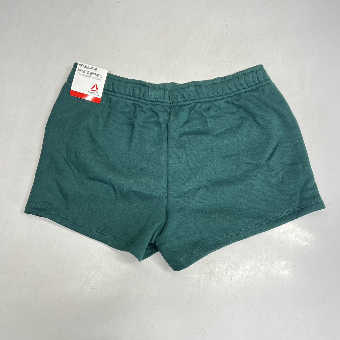 ZA@ REEBOK Weekender Shorts Fleece Lined Soft Waistband Women's Sz M Sea Moss