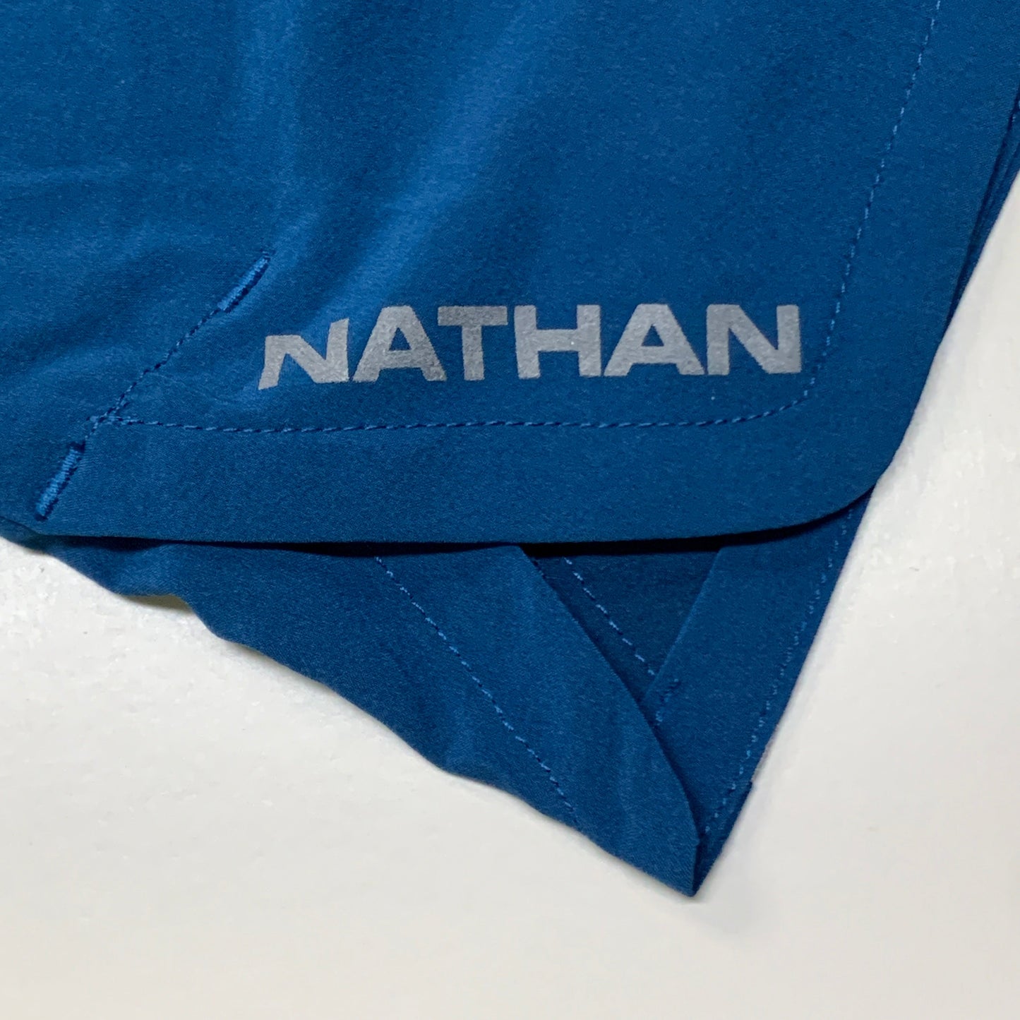 NATHAN Front Runner Shorts 5" Inseam Men's Sailor Blue Size L NS70100-60062-L
