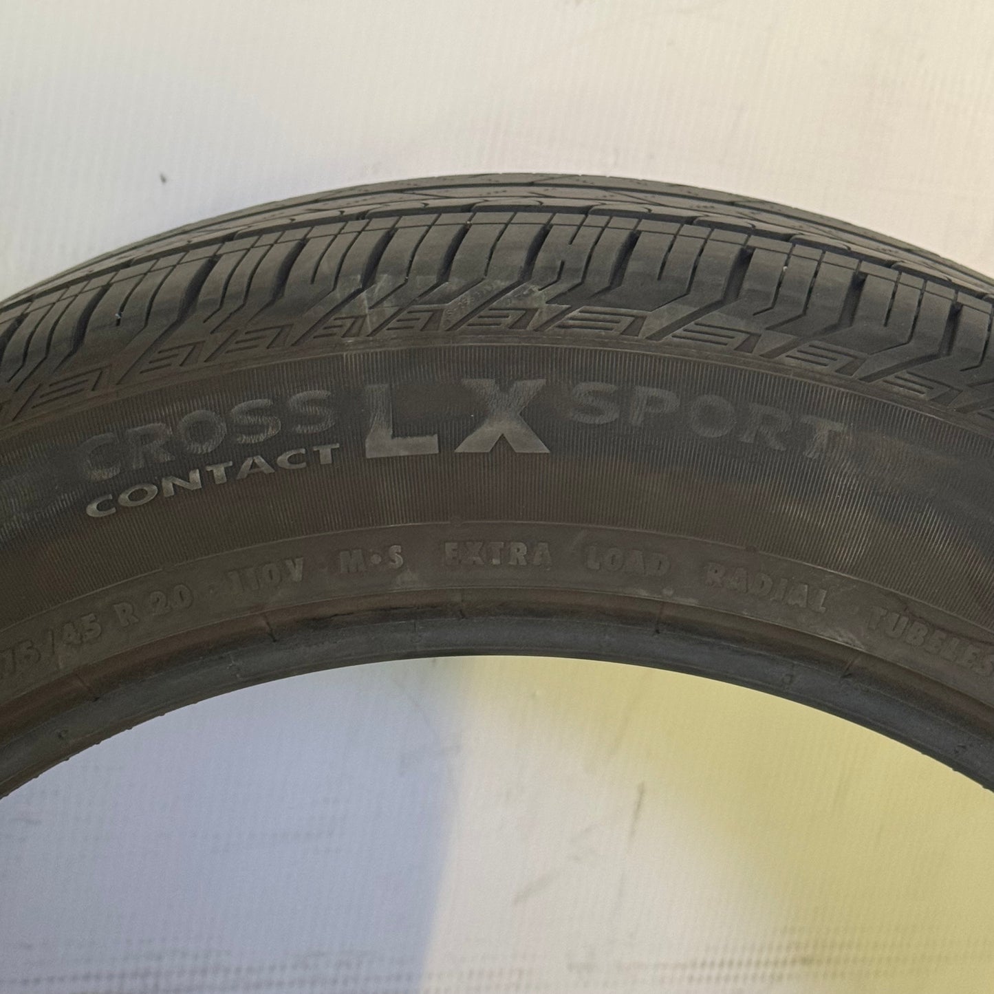 CONTINENTAL (2 PACK) Crosscontact LX Sport 275/45R20 Tire 275/45R20 DOT 4324