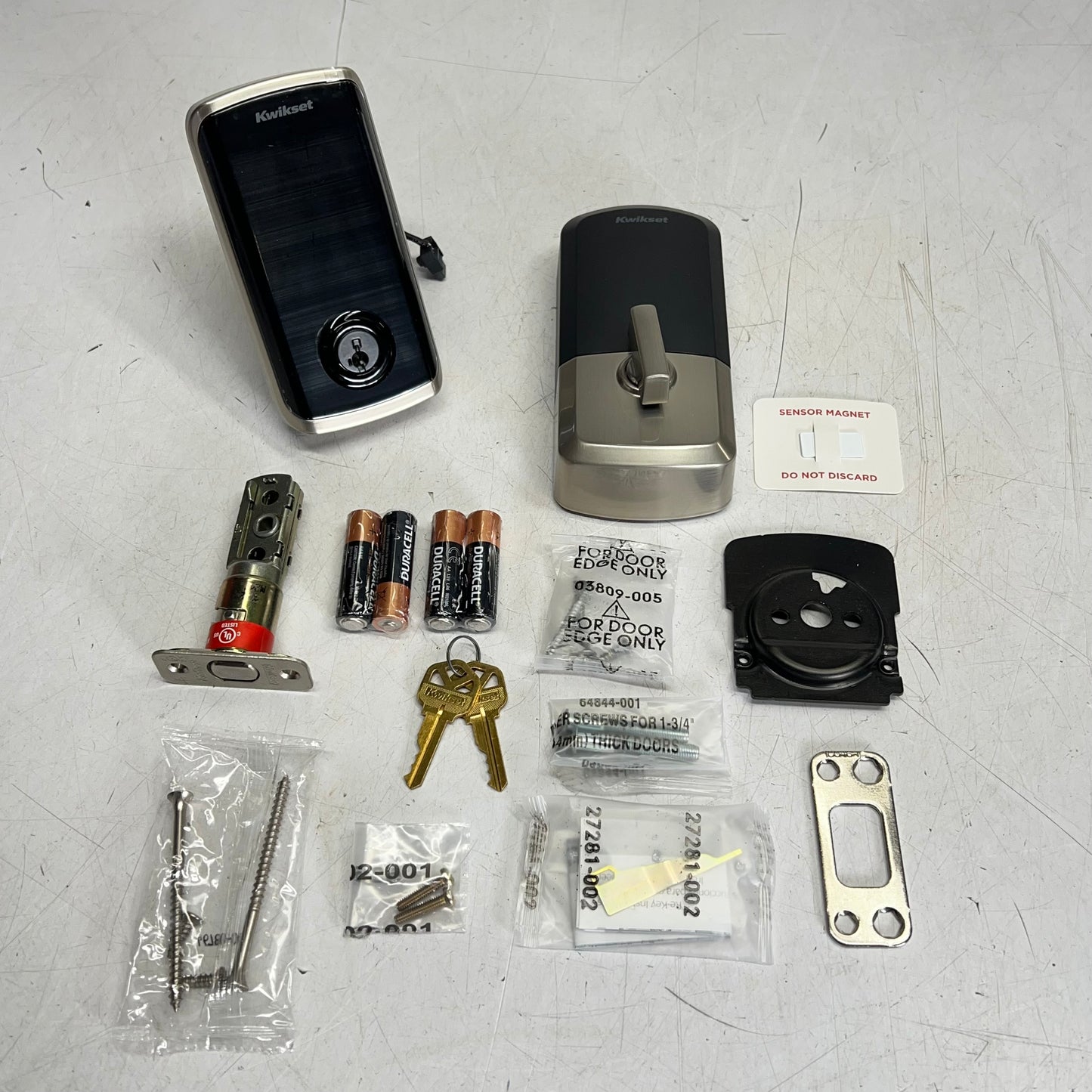 KWIKSET Halo Wifi + Matter Smart Home Compatible  Satin Nickel 99800-001