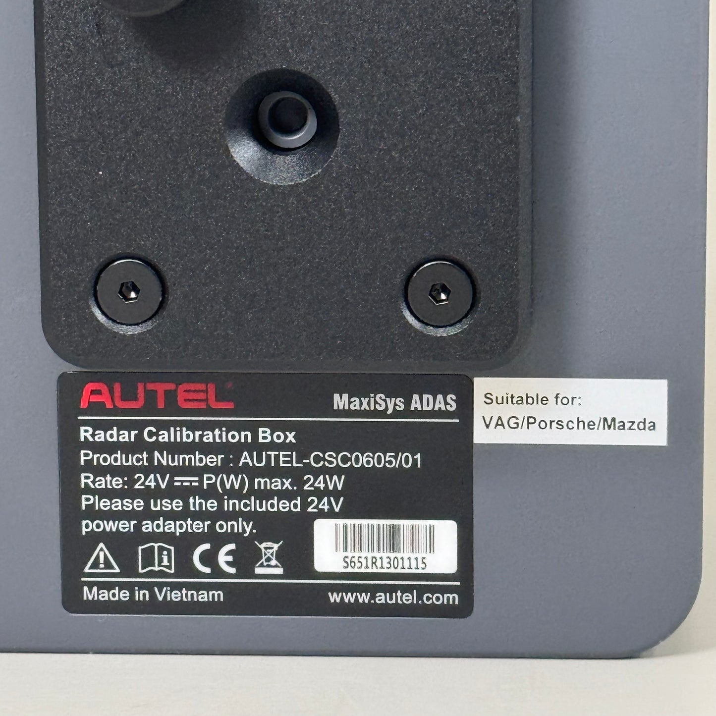 AUTEL Radar Calibration Box Audi/VW/Seat/Skoda, Porsche & Mazda CSC0605-01