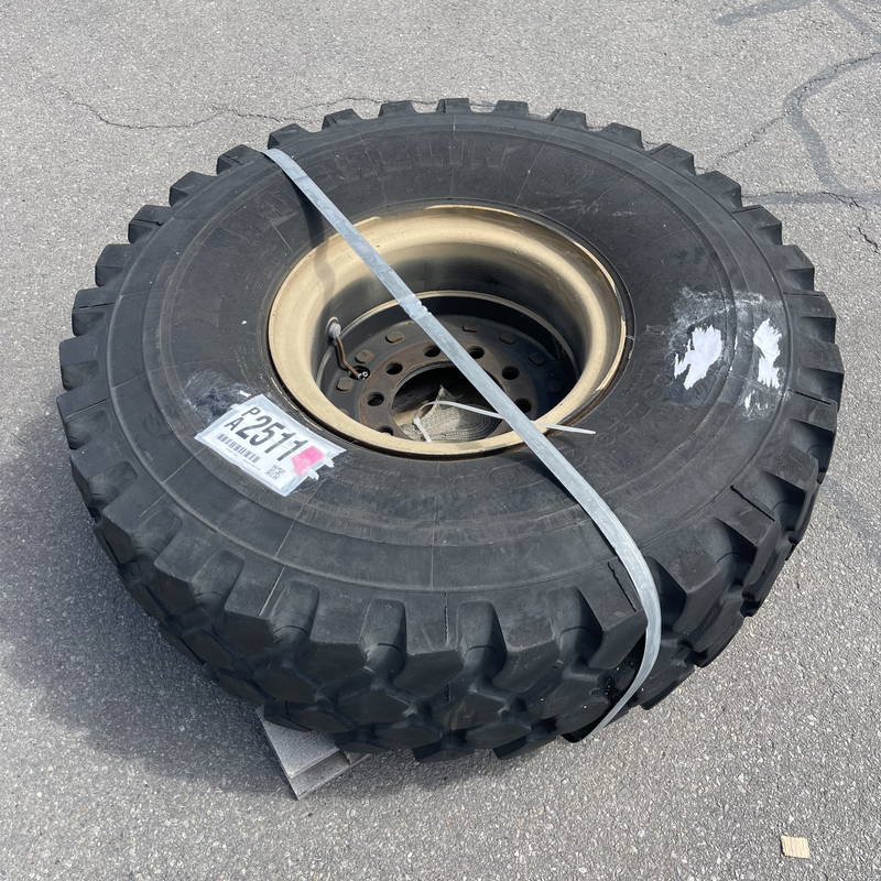 MICHELIN XZL 16.00R20 Military Off-Road Tire on Wheel (Good)