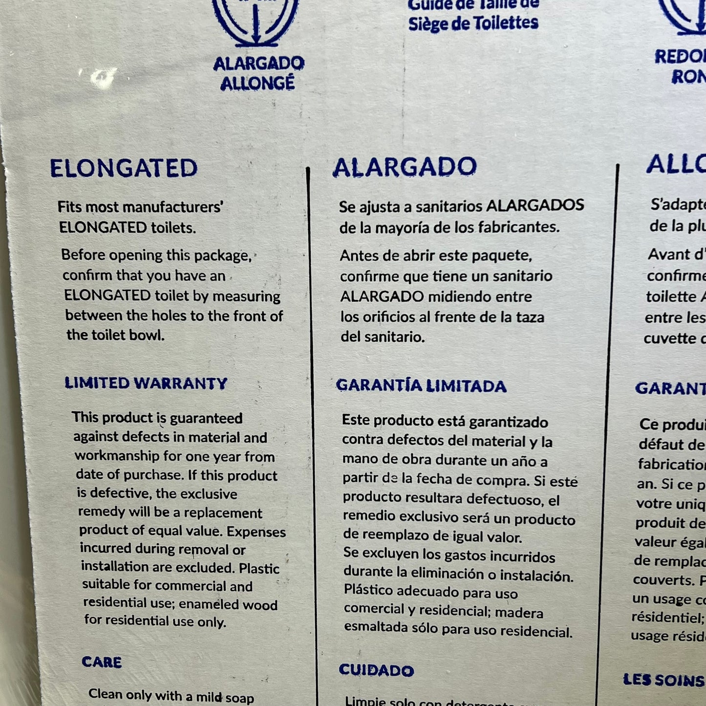 BEMIS Mayfair Affinity Elongated Plastic Toilet Seat Slow Close White 187SLOW000