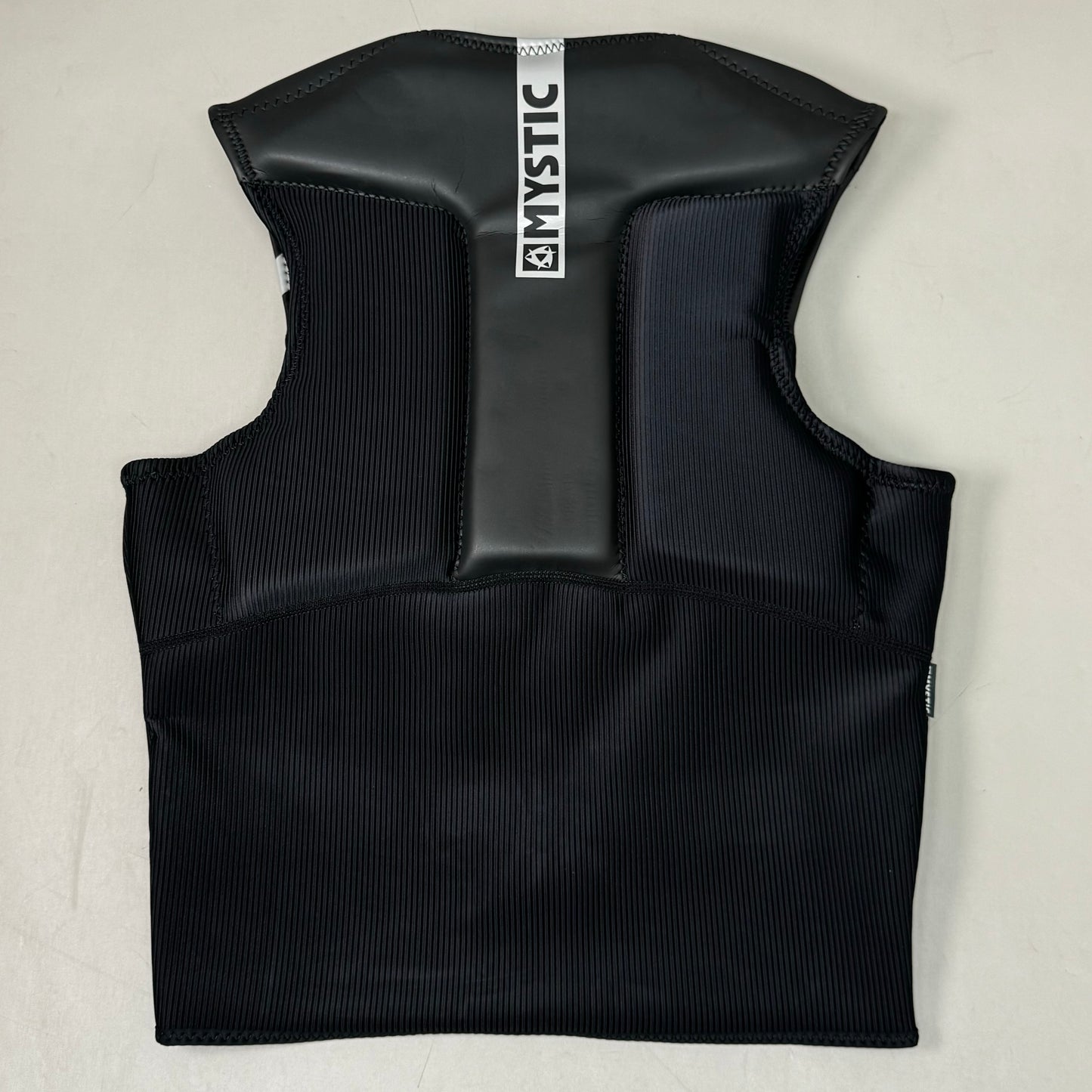 MYSTIC Block Impact Vest YKK Front-Zip & Clash Foam Sz 2XL Black 35005.200107