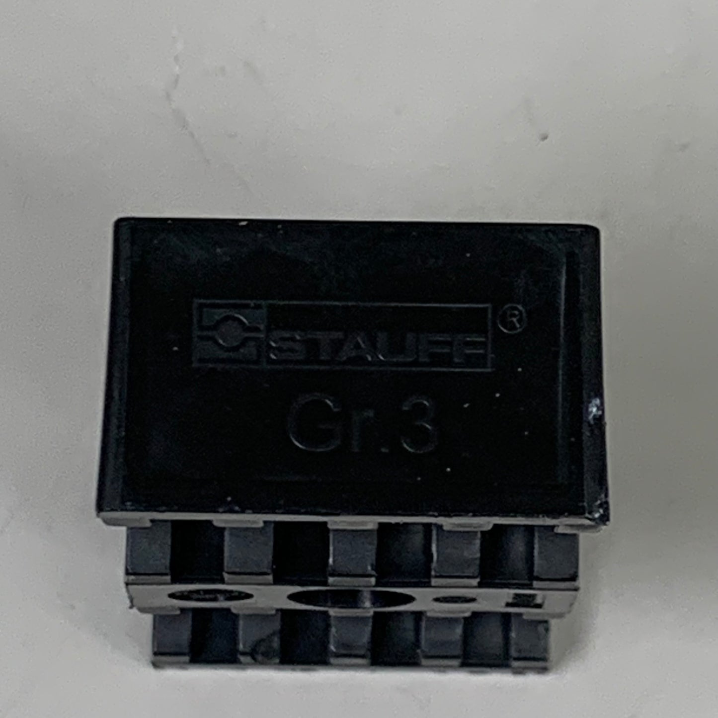 STAUFF (25 PACK) Clamp Body Sz 3D O19mm Twin Series Polypropylene 319/19-PP-BK