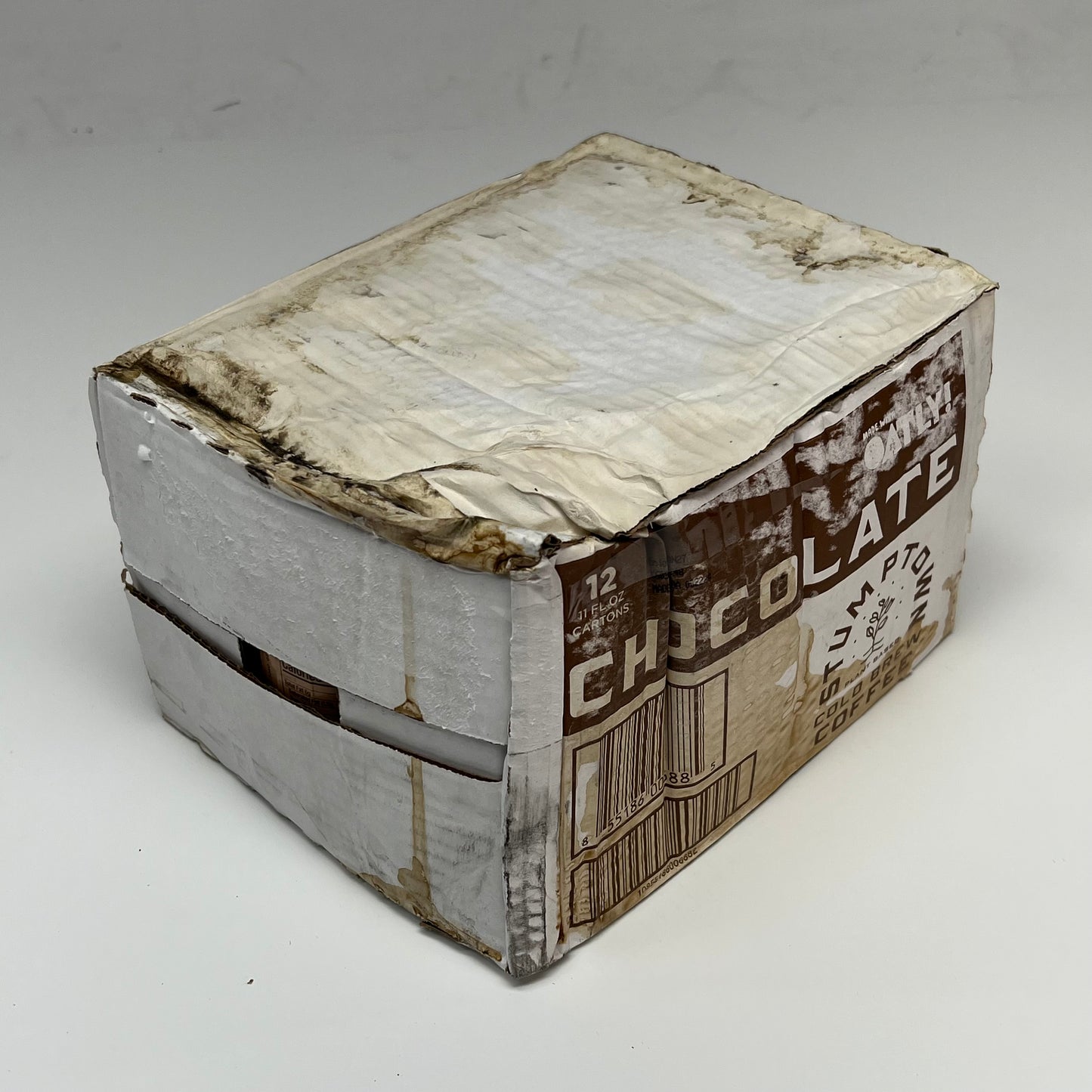 ZA@ STUMPTOWN (12 PACK) Cold Brew W/ Oatly Chocolate Flavor 11 Fl Oz BB 01/27 (As-Is) Dented Box