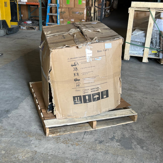 ZA@ Pallet of KALAMERA Ceramic Grill Sz 24" Kamado (AS-IS, Missing Lid)