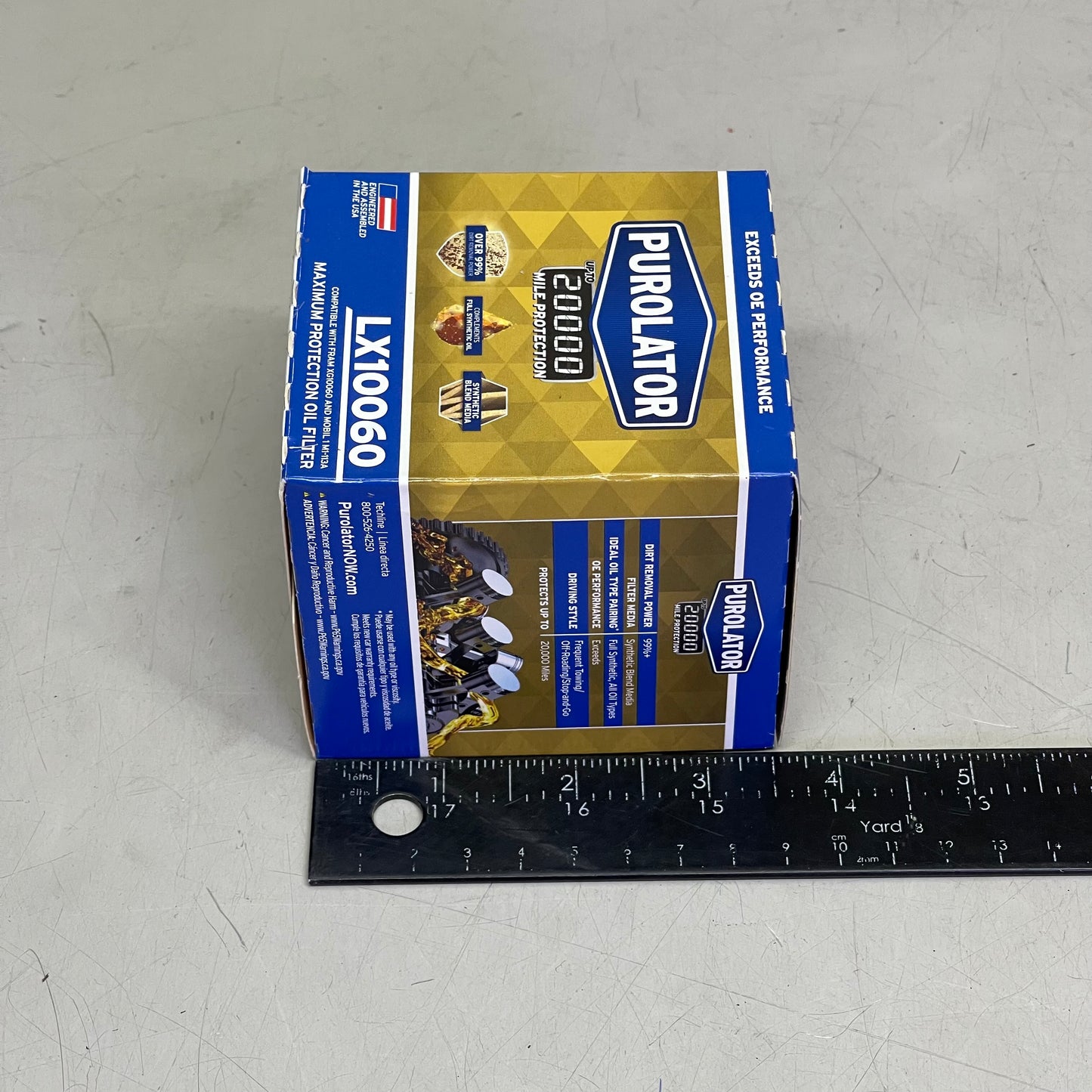 PUROLATOR (6 PACK) Maximum Protection Oil Filter 20000 Miles LX10060