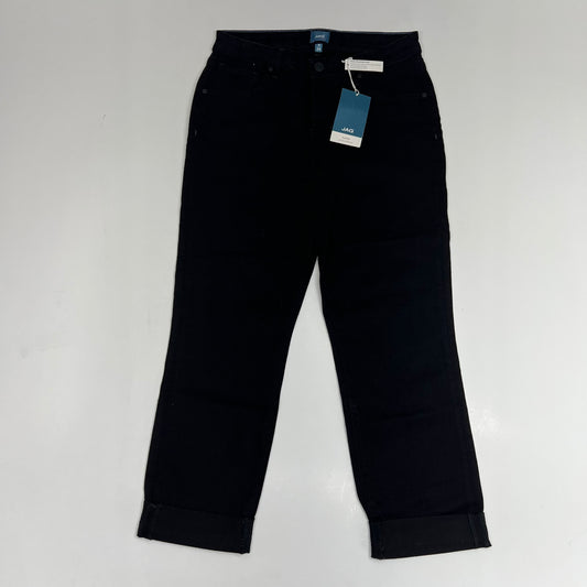 JAG Carter Mid Rise Girlfriend Pant Women's Sz 8 Black Void J2467459BKVD