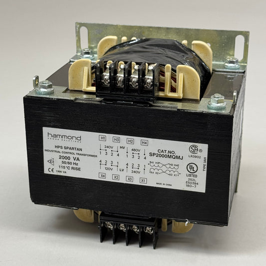 HAMMOND HPS Spartan Industrial Open-Style Control Transformer 2,000VA SP2000MQMJ