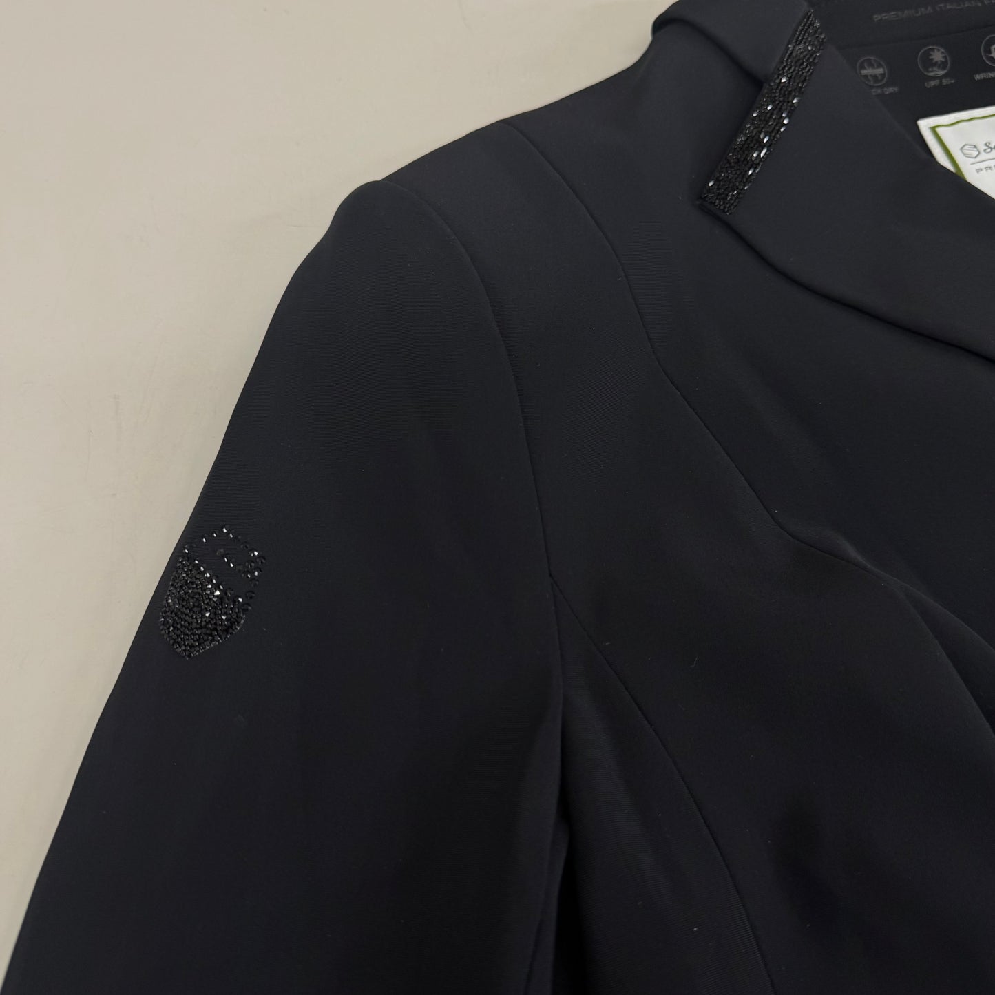 SAMSHIELD Frac Equestrian Jacket w/ Tail Coat Women's Sz US 6, UK, 8, FR 36 Black