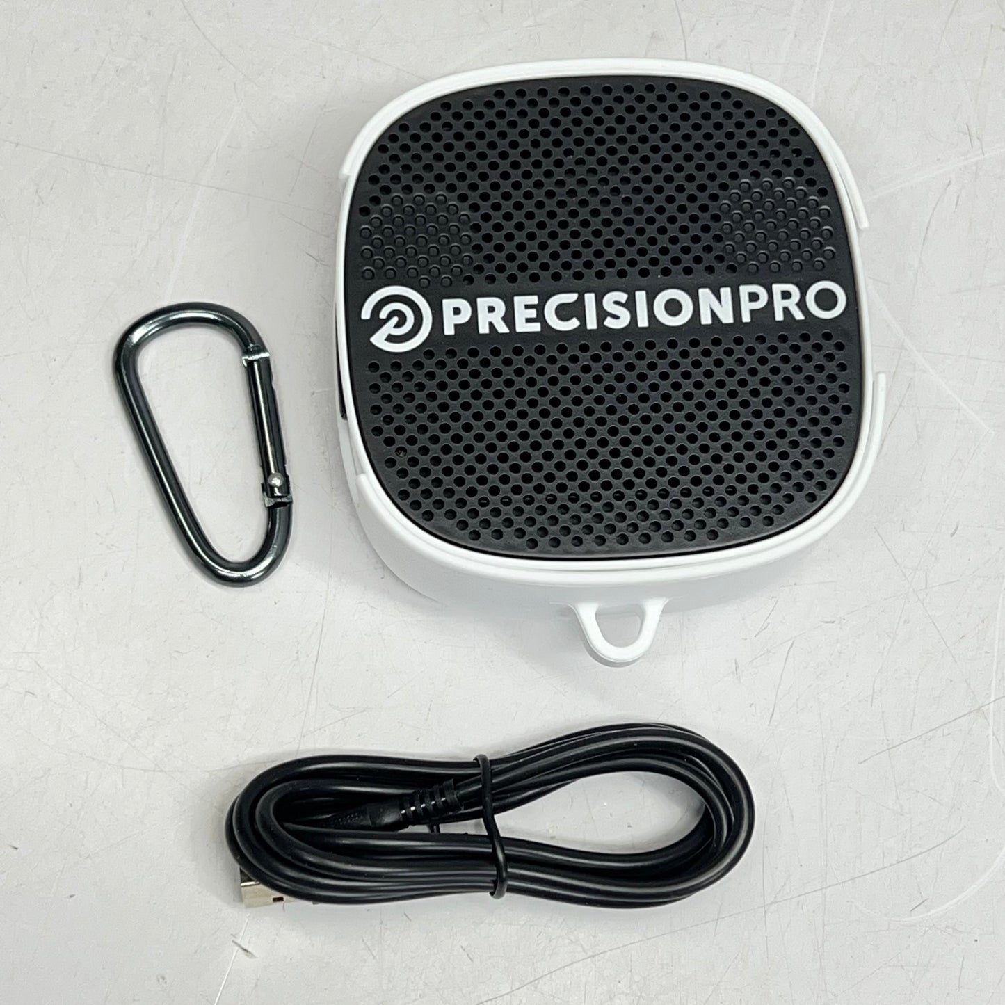 PRECISION PRO Duo Gps Golf Portable Speaker Water Resistant 5"x5" White 1073934