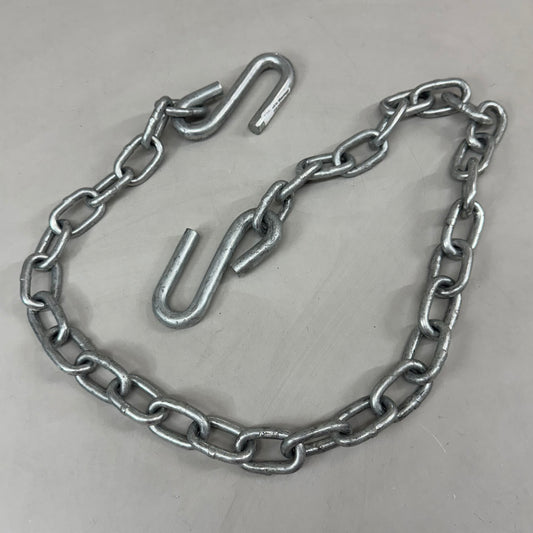 CURT Safety Chain With 2 S-Hooks 48" Clear Zinc 80031 (As-is)
