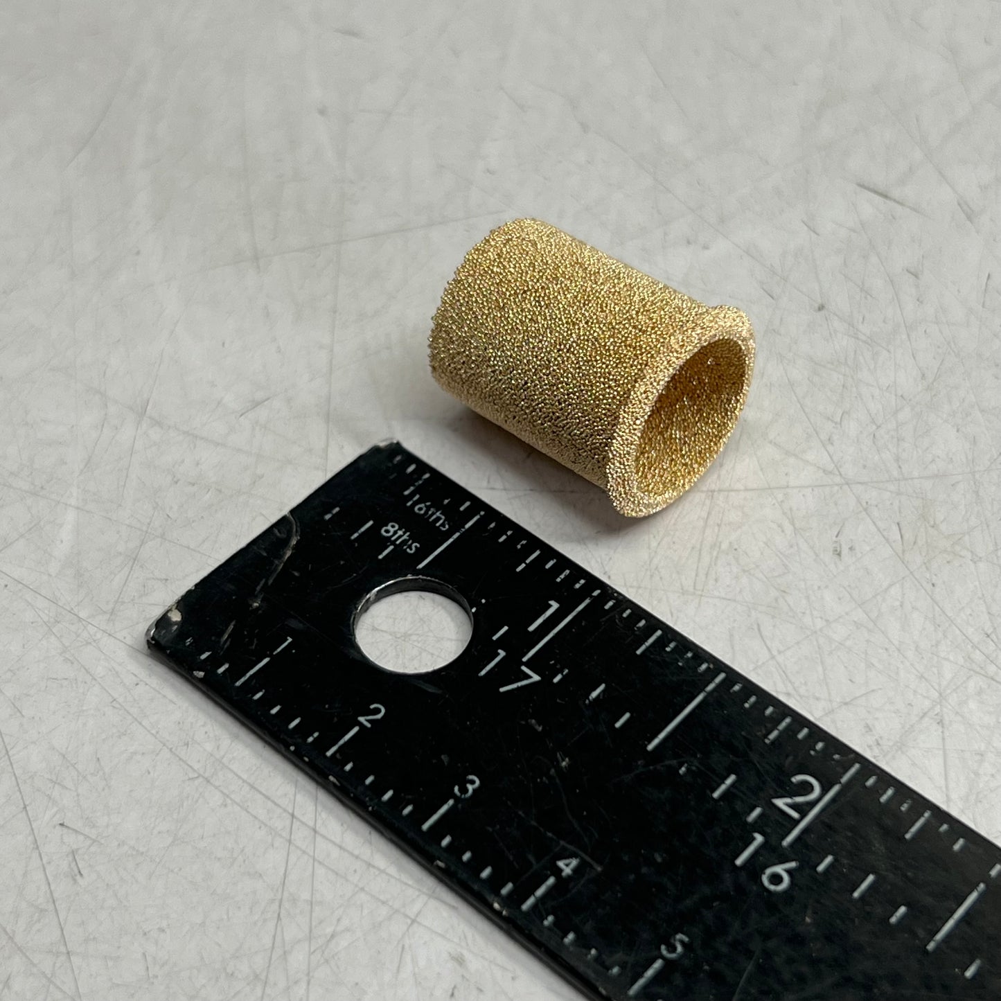 (100 PACK) Sintered Copper Filter 1"L x 0.7"W Copper 86181A