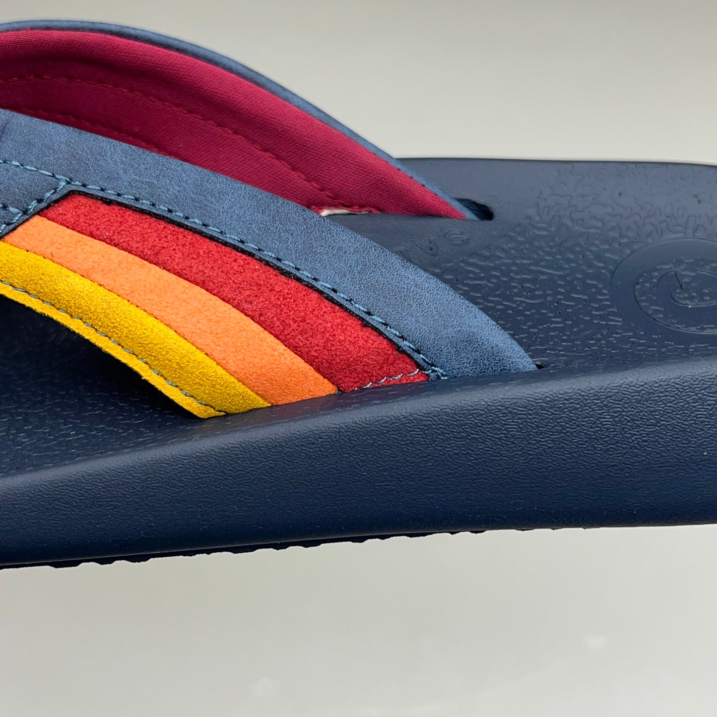 COBIAN Kandui Synthetic Leather Strap Sandals Men's Sz 13, EU 46 Navy KAN25-410-13