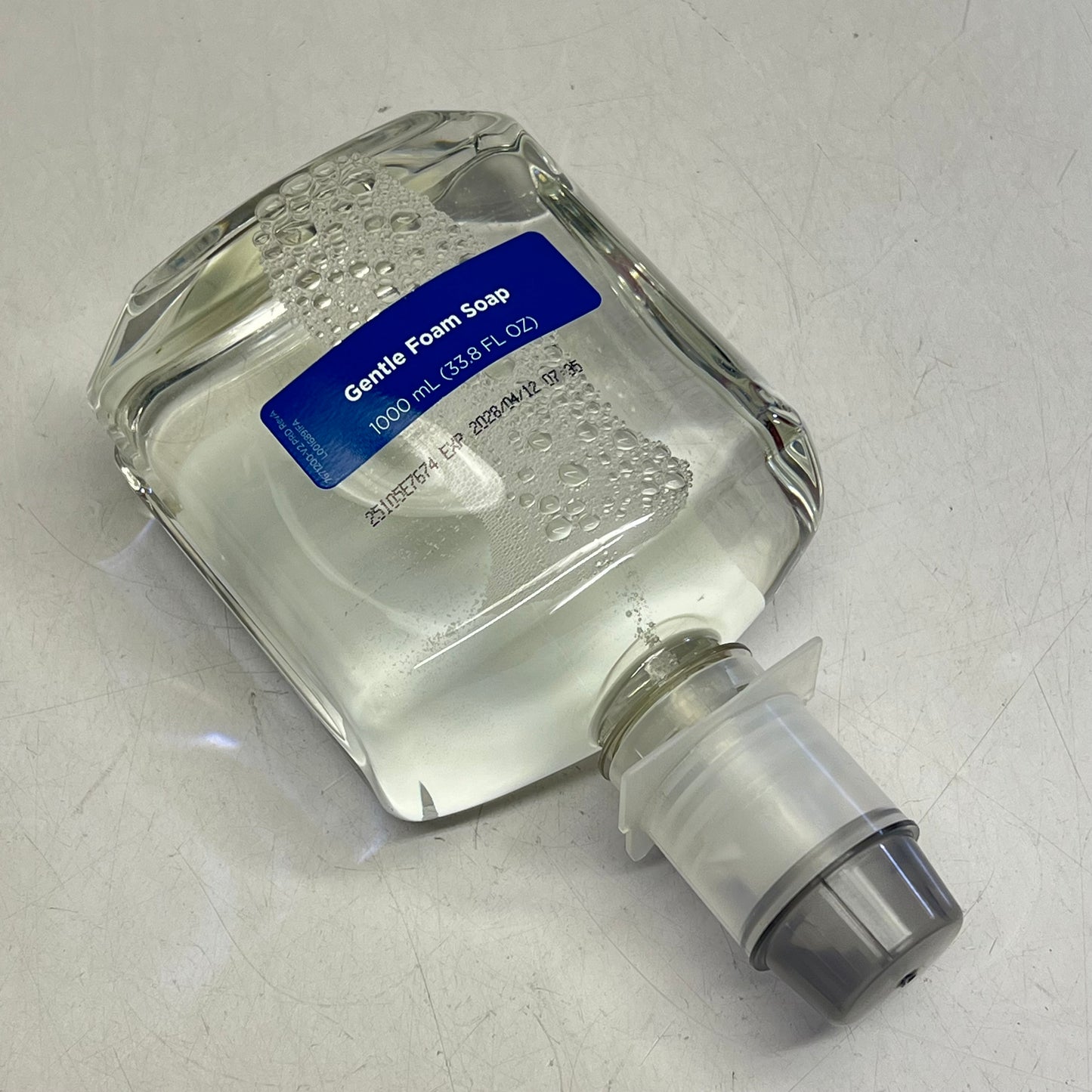 ZA@ GEOEGIA PACIFIC Manual Gentle Foam Soap Refill No Fragrance & Dye 33.8oz Clear (Dented/Distressed Packaging)