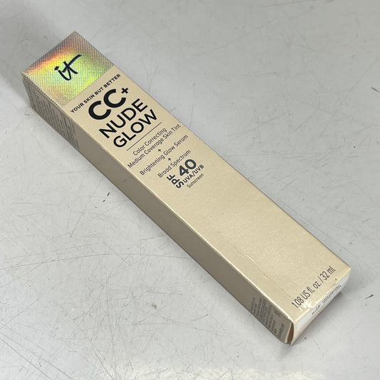 IT COSMETICS Cc+ Nude Glow Lightweight Foundation W/ Spf 40 1.08 oz Rich Honey