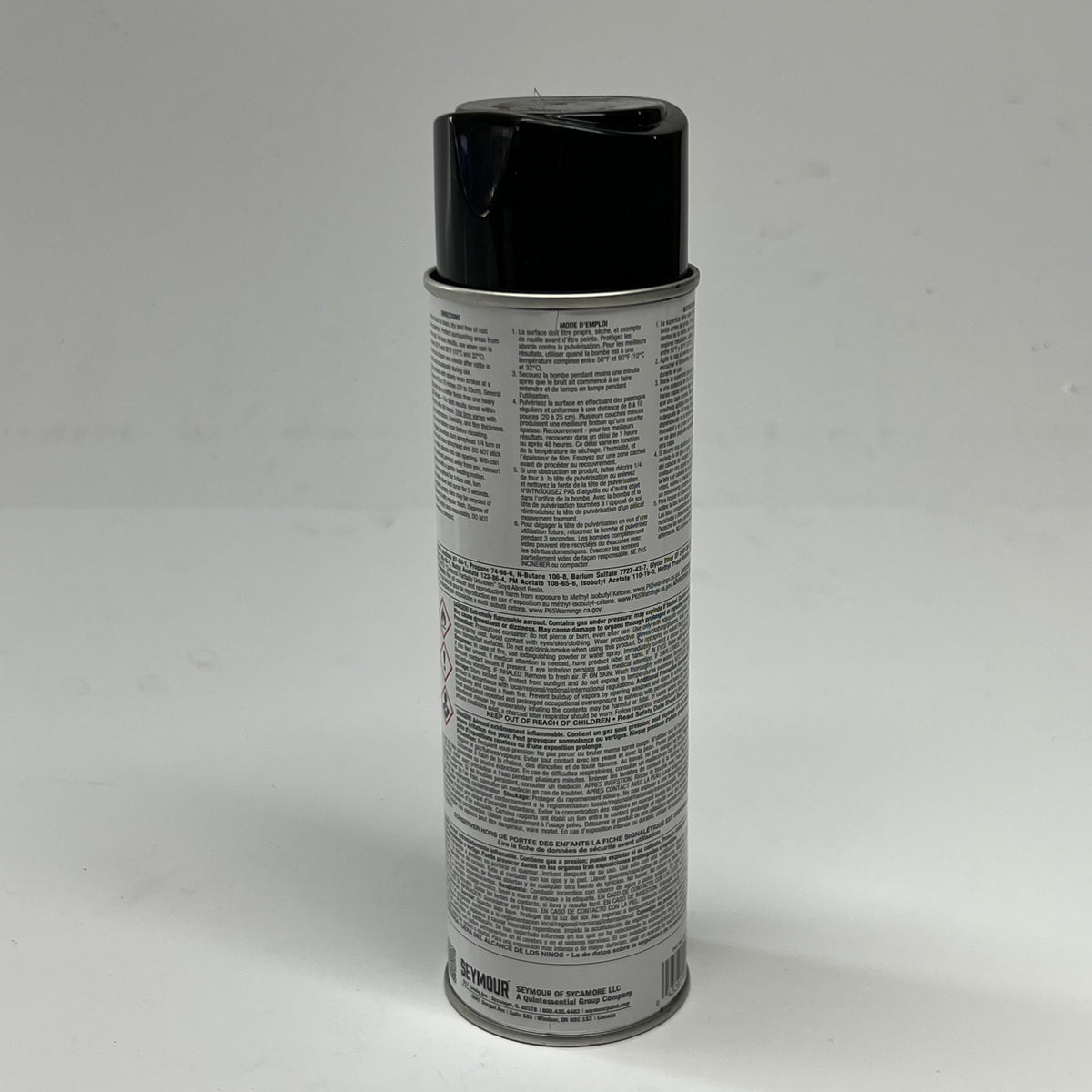 SEYMOUR Paint Big Rig Seymour Gloss Frame Black High Solids Enamel 16 oz. M723800