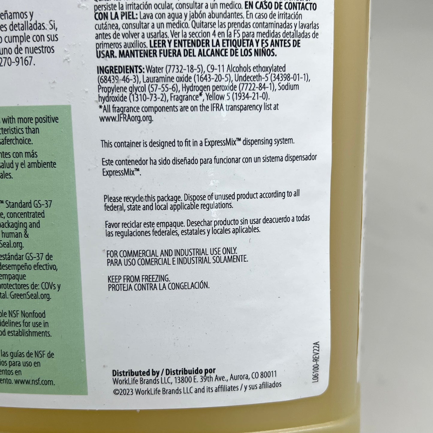 COASTWIDE (2 Pack) All Purpose Neutral Cleaner 6.5L Yellow