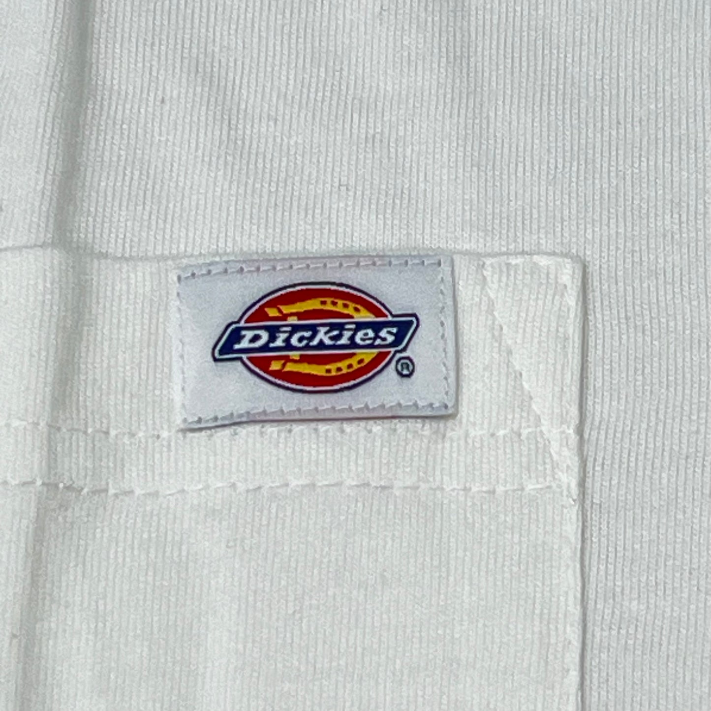 DICKIES Lightweight Short Sleeve Pocket Tee Shirt Men's Sz 3XL White WS436WH